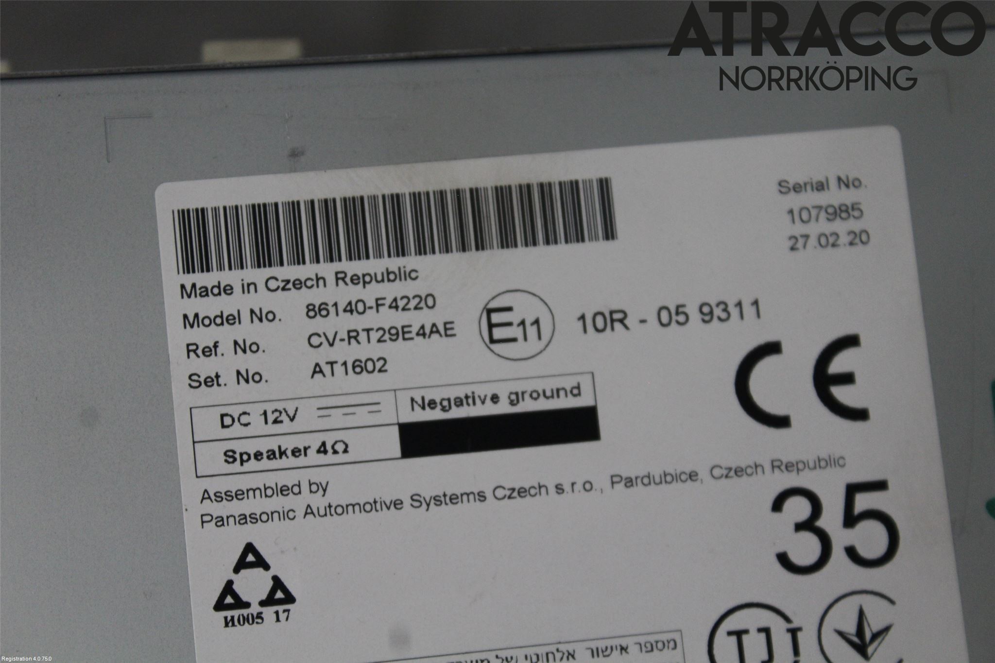 Toyota C-HR 16-23 Multifunktionsdisplay