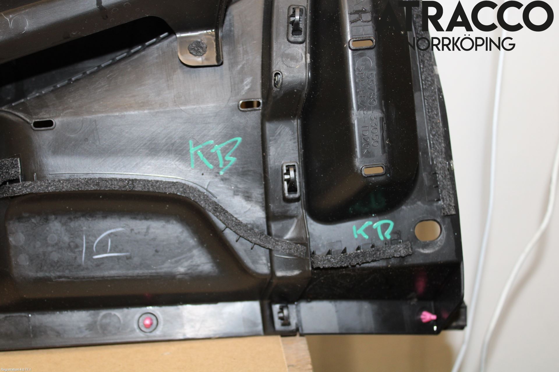 Lexus ES 250/300/330 Torpedplåt-Torpedplast