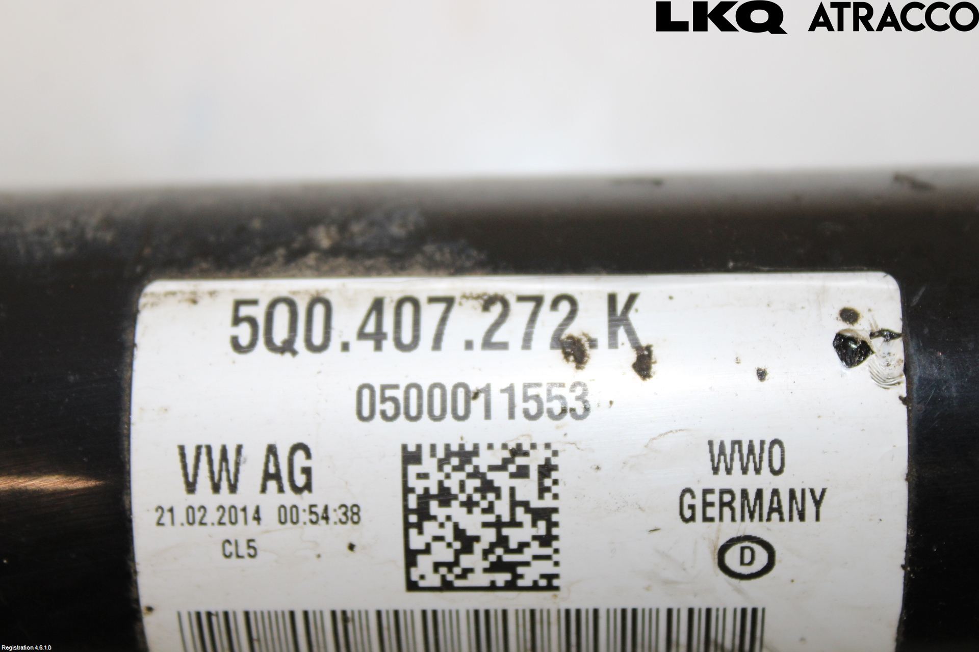 Audi A3/S3 8V 13-20 Drivaxel Fram Höger