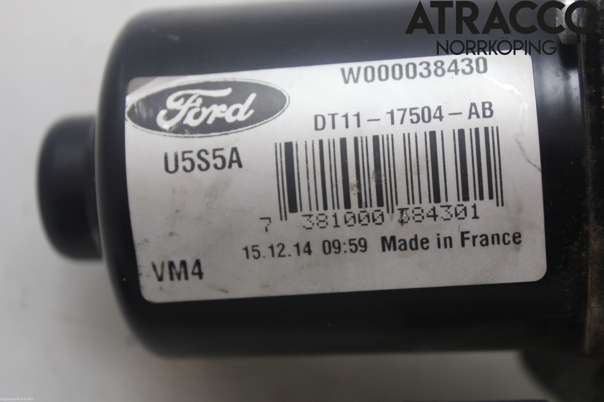 Ford TRANSIT/TOURNEO CONNECT 13-22 Torkarmotor Vindruta