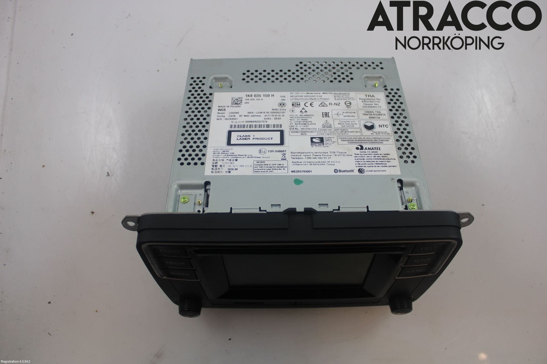 Volkswagen VW CADDY 16-20 Cd Radio - Multimediapanel