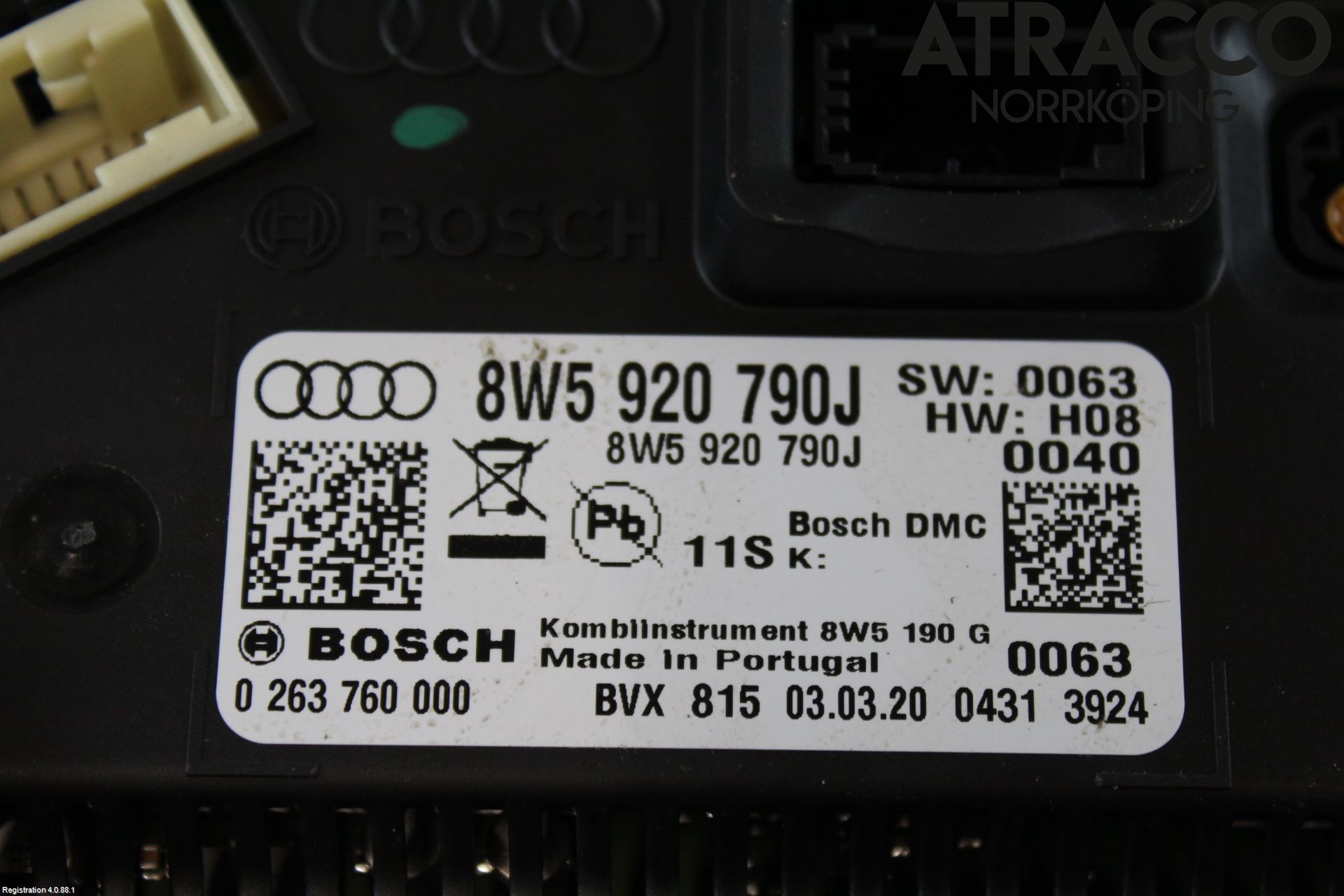 Audi A4/S4 B9 20- Instrument Komb