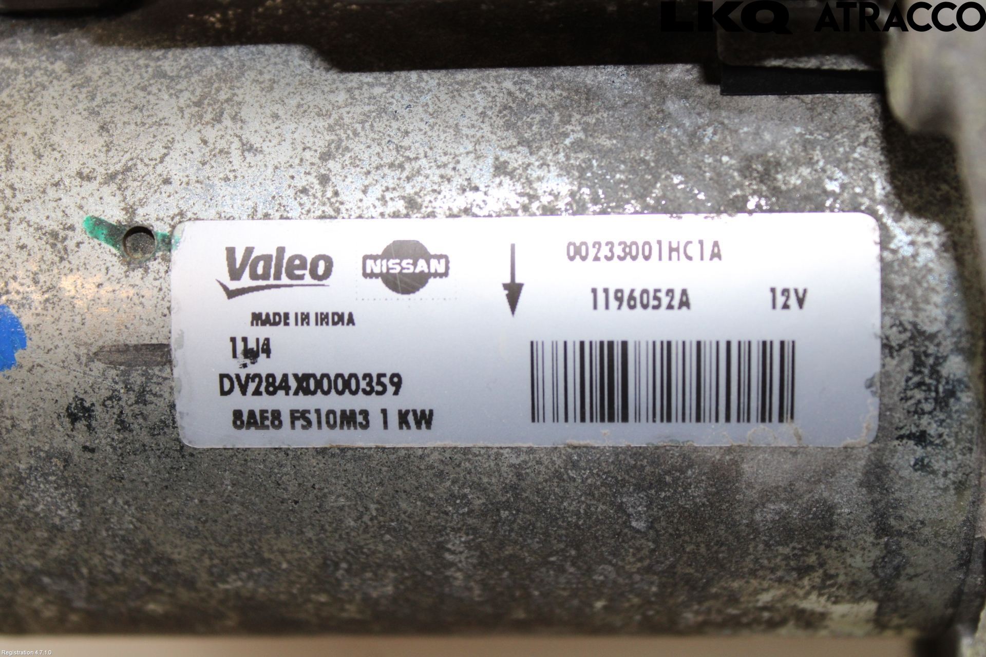 Nissan MICRA 11-16 Startmotor