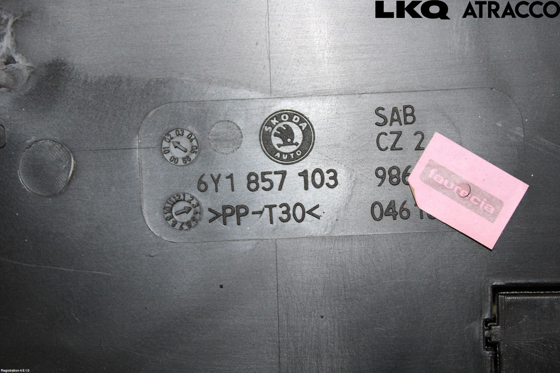 Skoda FABIA 99-07 Handskfack