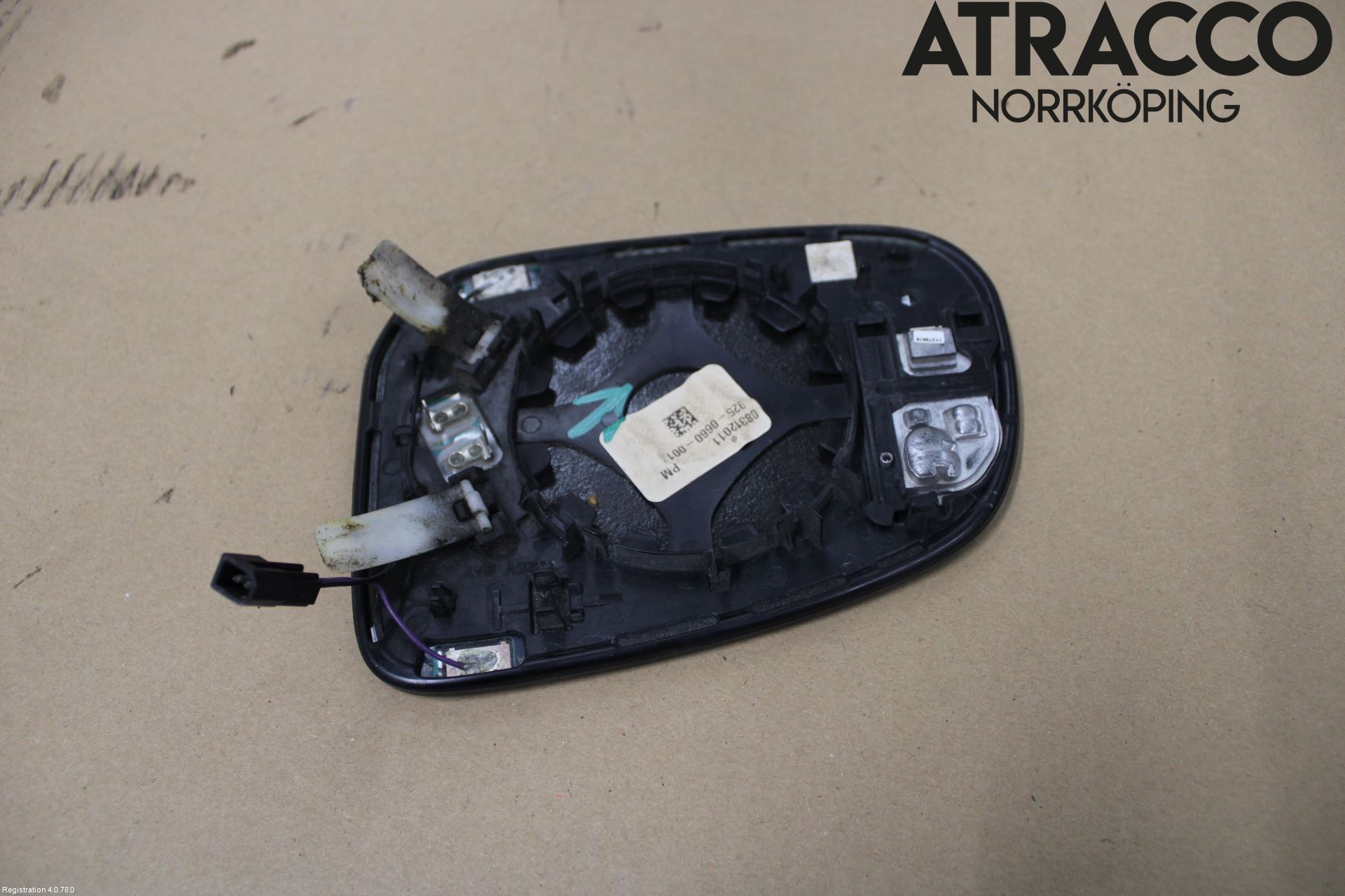 Jaguar XF 08-15 Spegelglas Hö