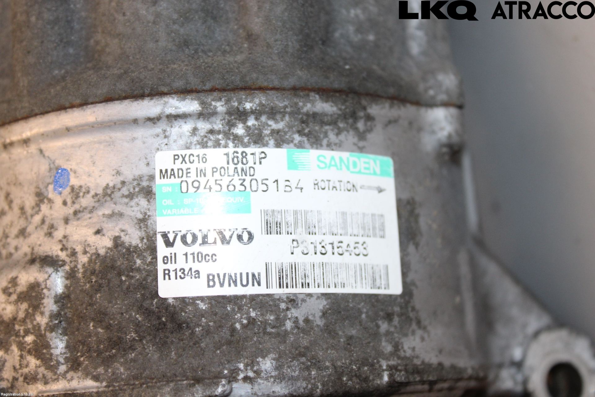 Volvo XC70 08-13 Ac Kompressor