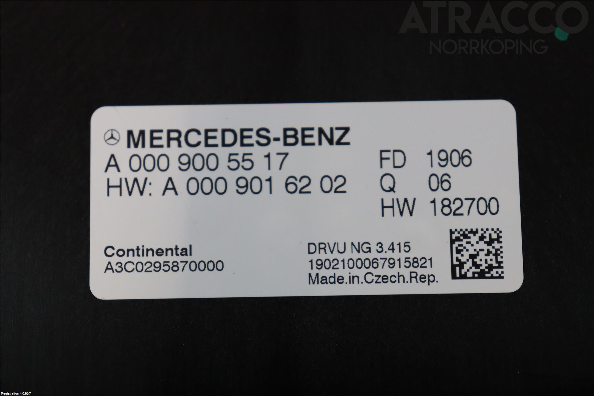 Mercedes-Benz MB A-KLASS (W177) 18- Styrenhet Övrigt