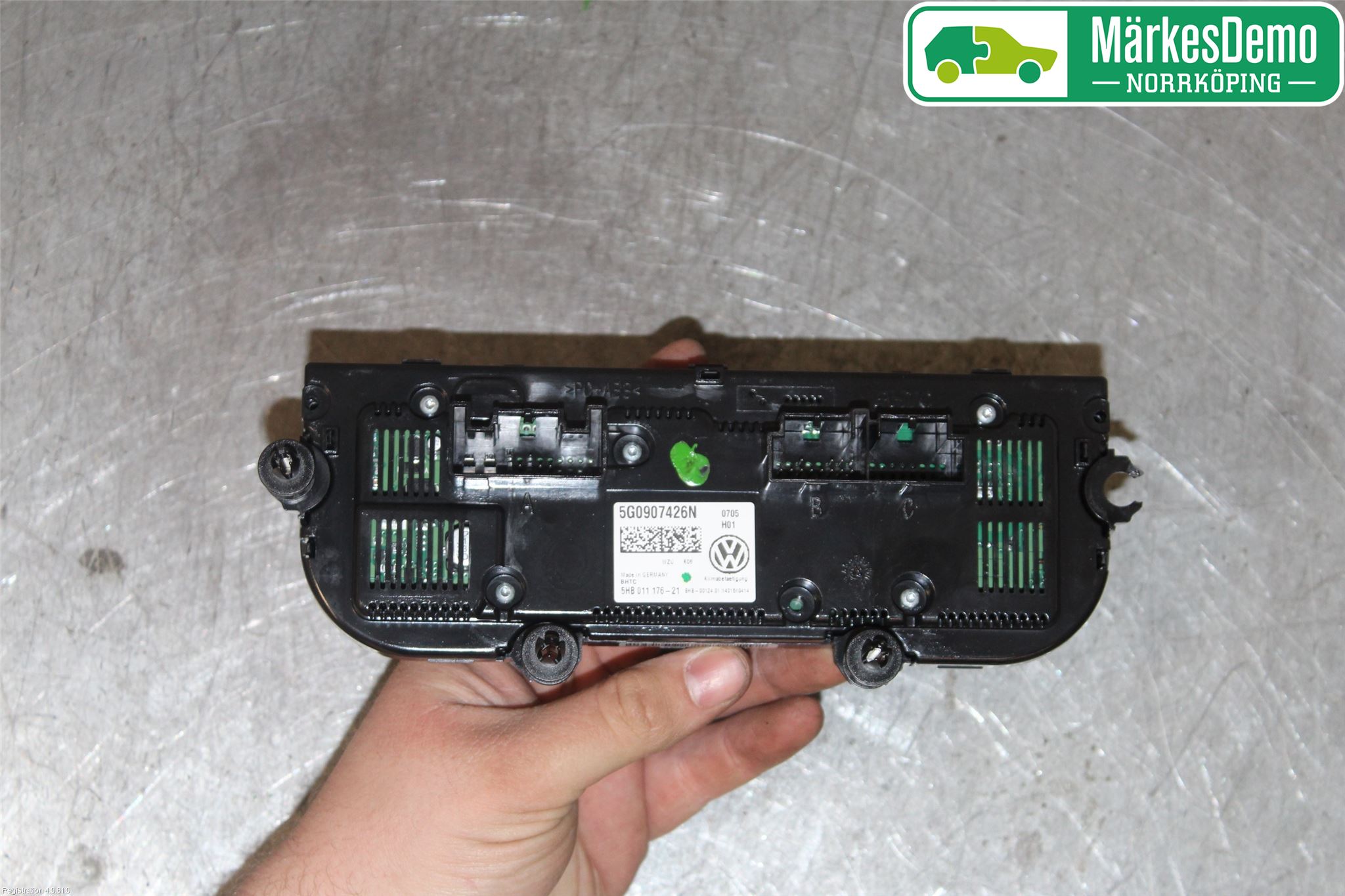 Volkswagen VW GOLF / E-GOLF VII 13-20 Värmereglage