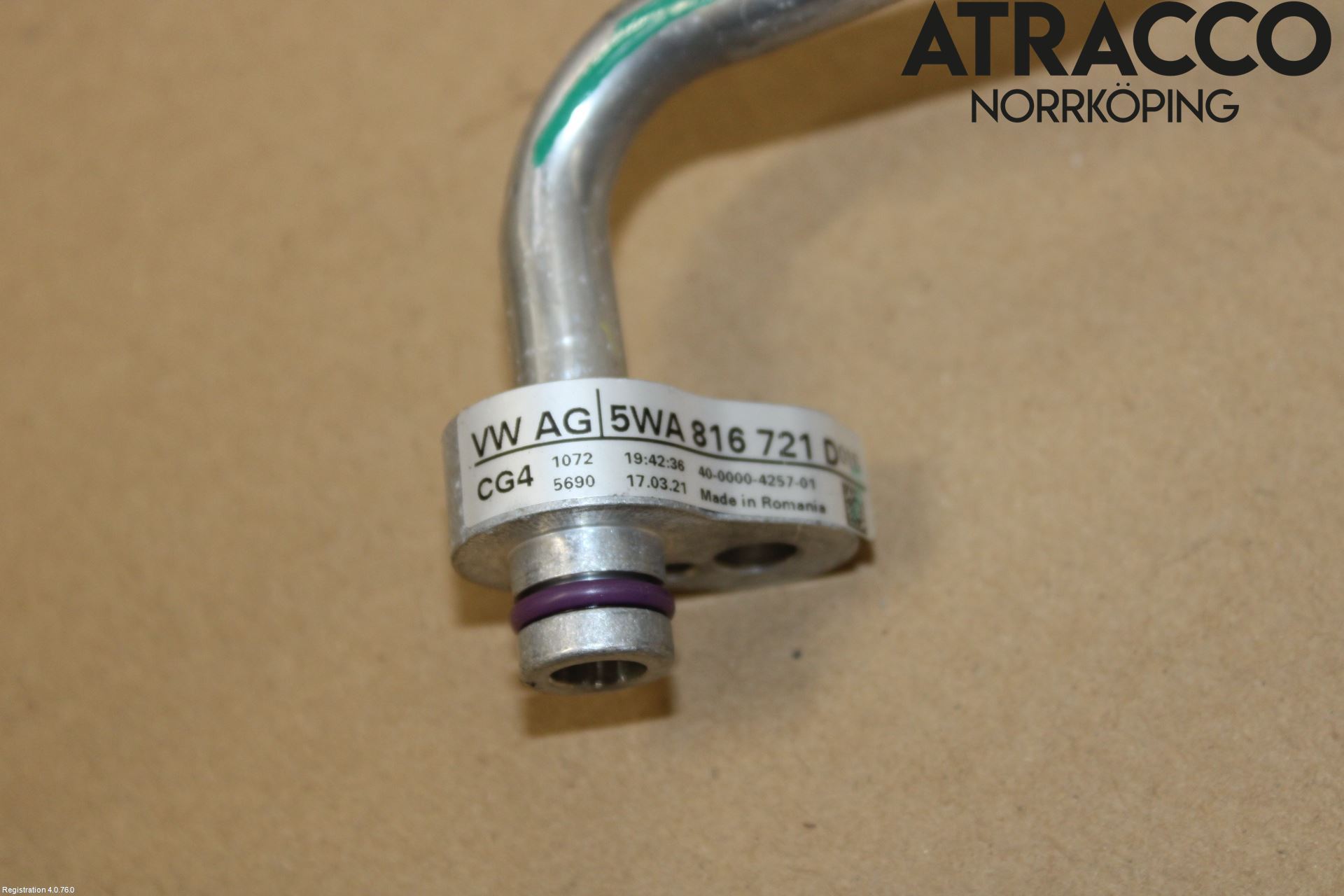 Audi A3/S3 8Y 21- Ac Slang-Rör