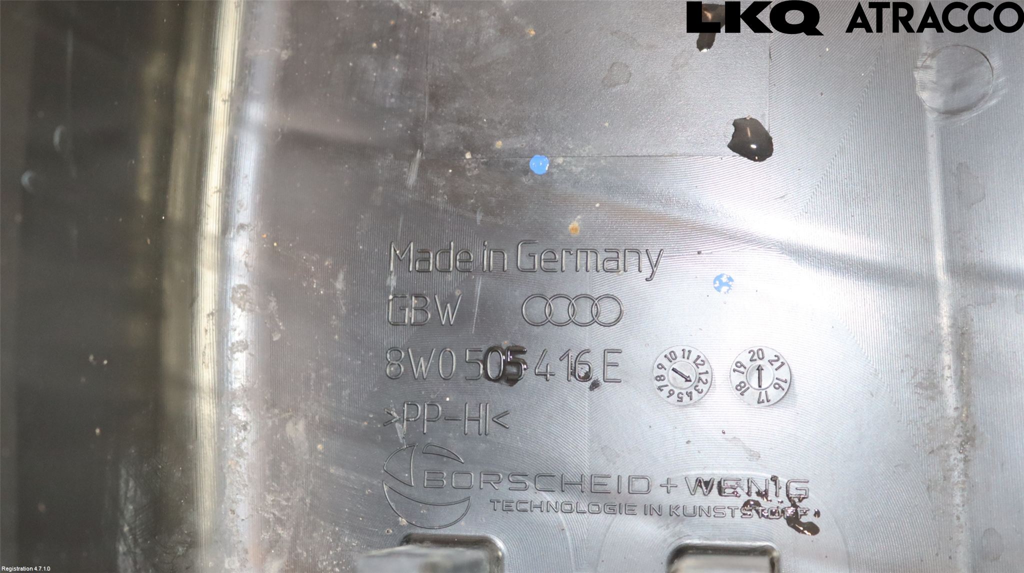 Audi A4/S4 B9 20- Stänkskydd