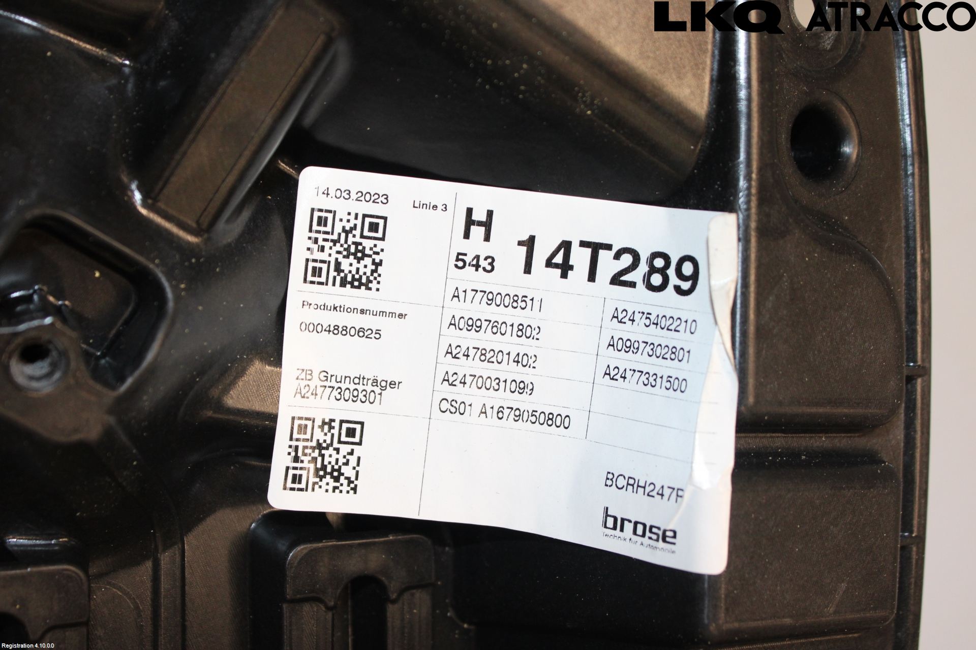 Mercedes-Benz MB EQA (H243) 21- Fönsterhiss El Kompl