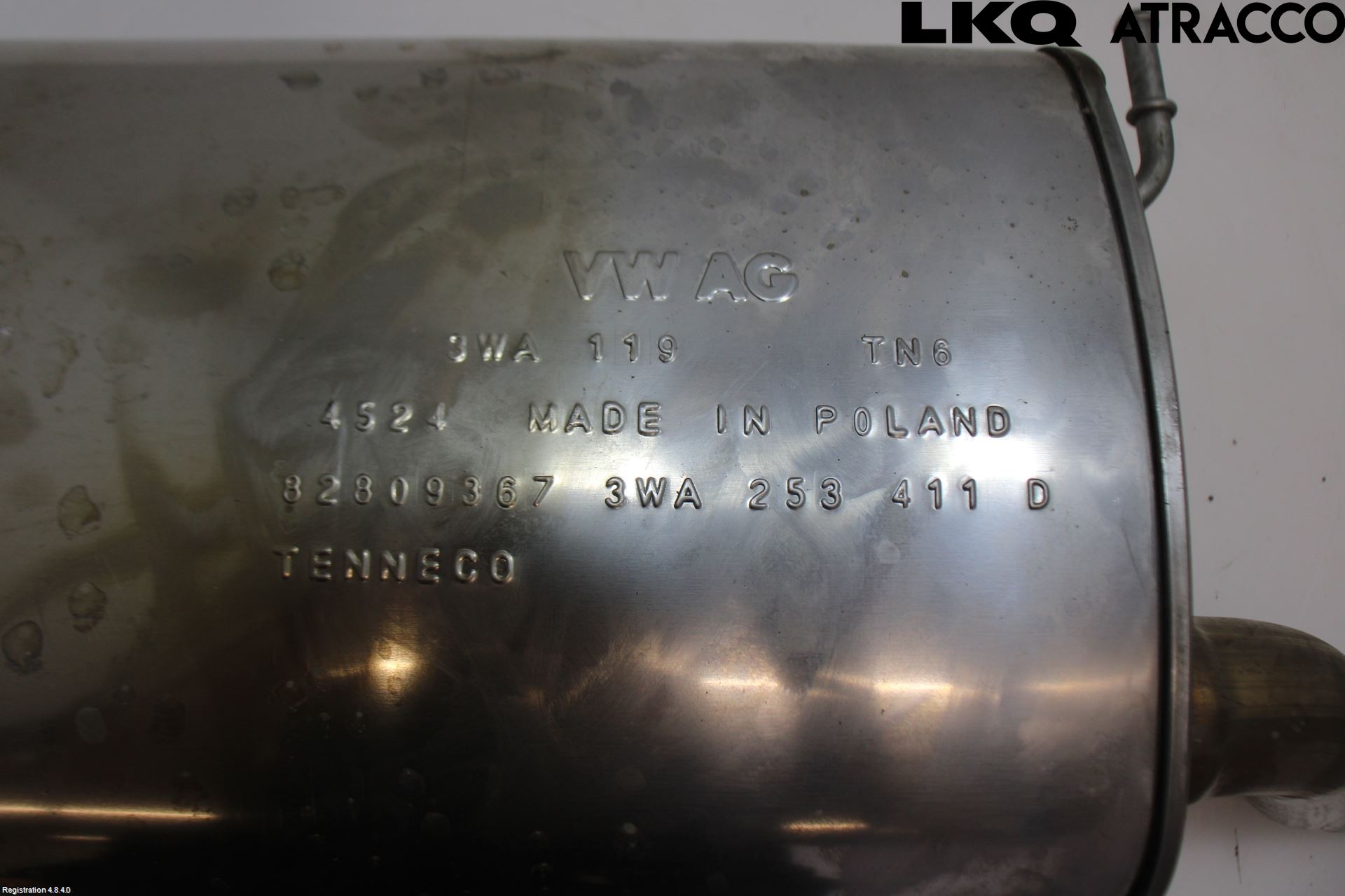 Volkswagen VW PASSAT 24- Avgas Mellandämpare