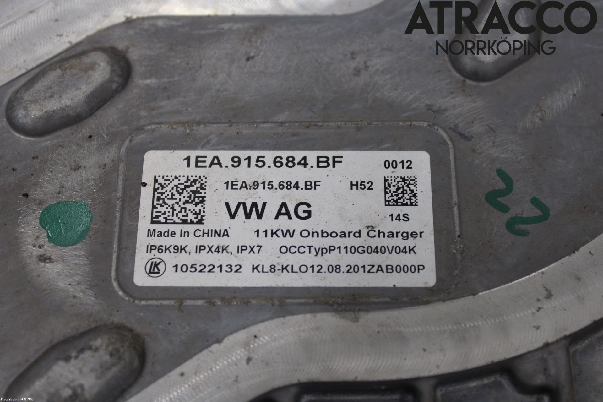 Volkswagen VW ID.3 21- Batteriladdare Högspänning