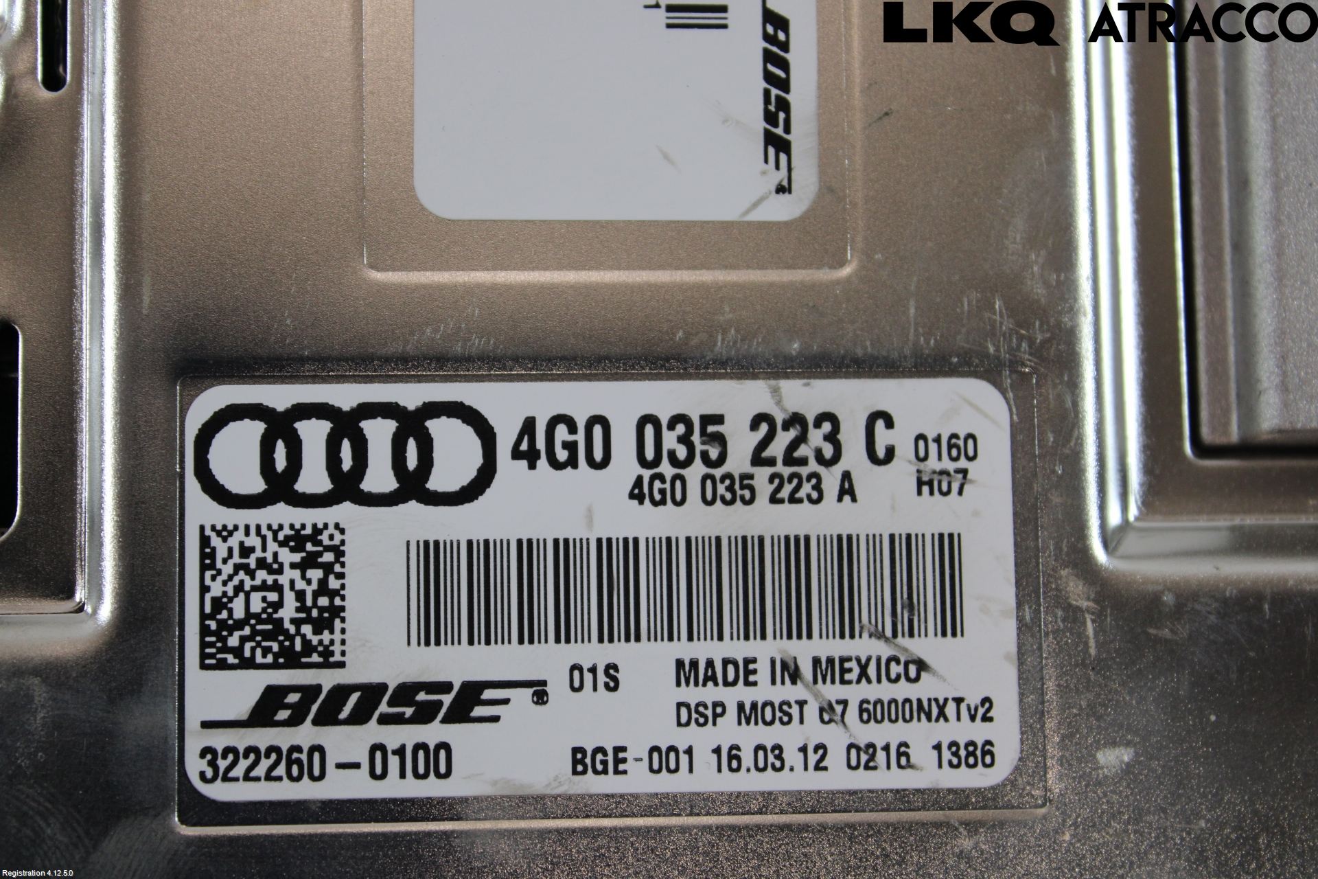Audi A6/S6 4G 11-18 Radio-Stereo Förstärkare