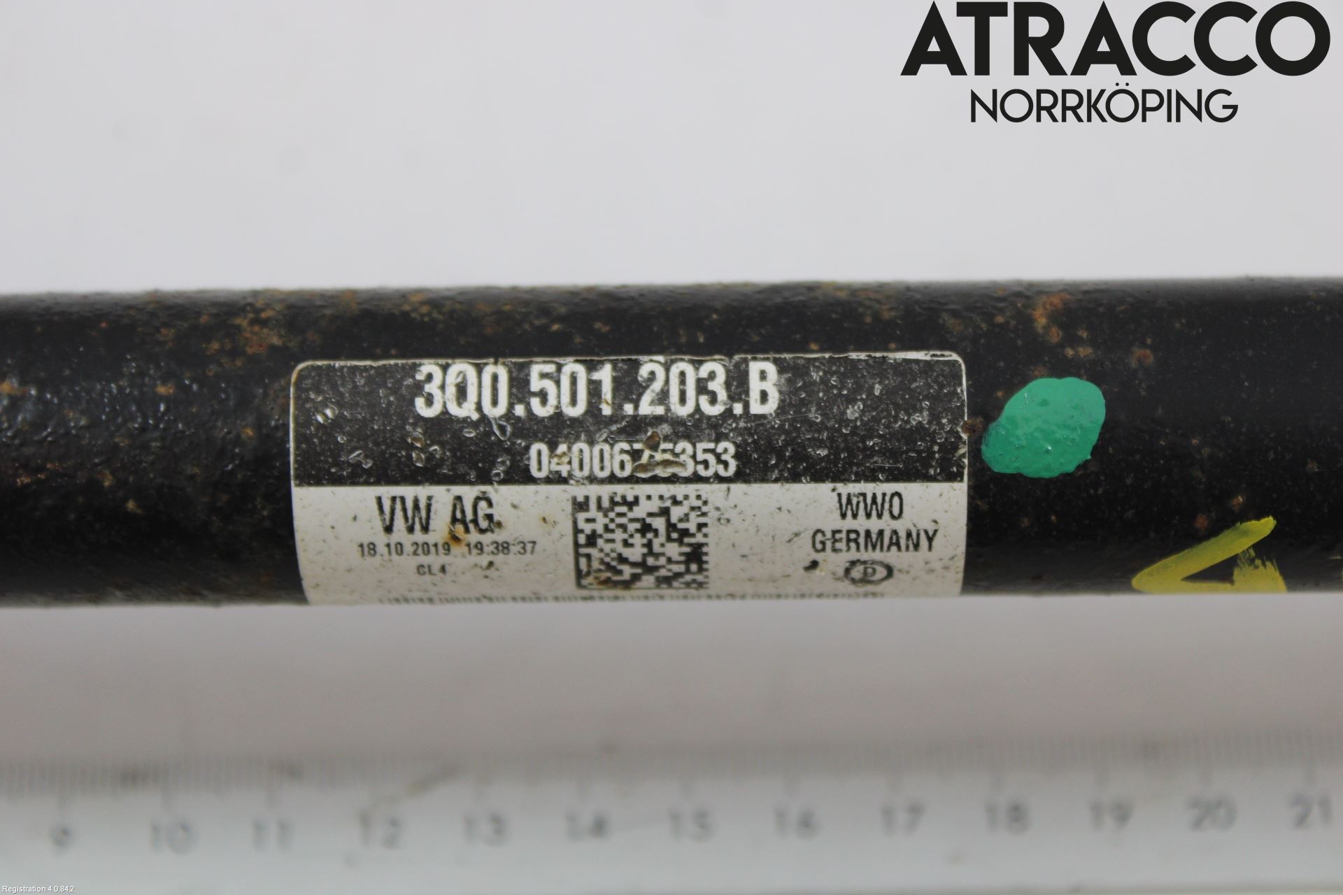 Skoda KODIAQ 17-24 Drivaxel Bak Vänster