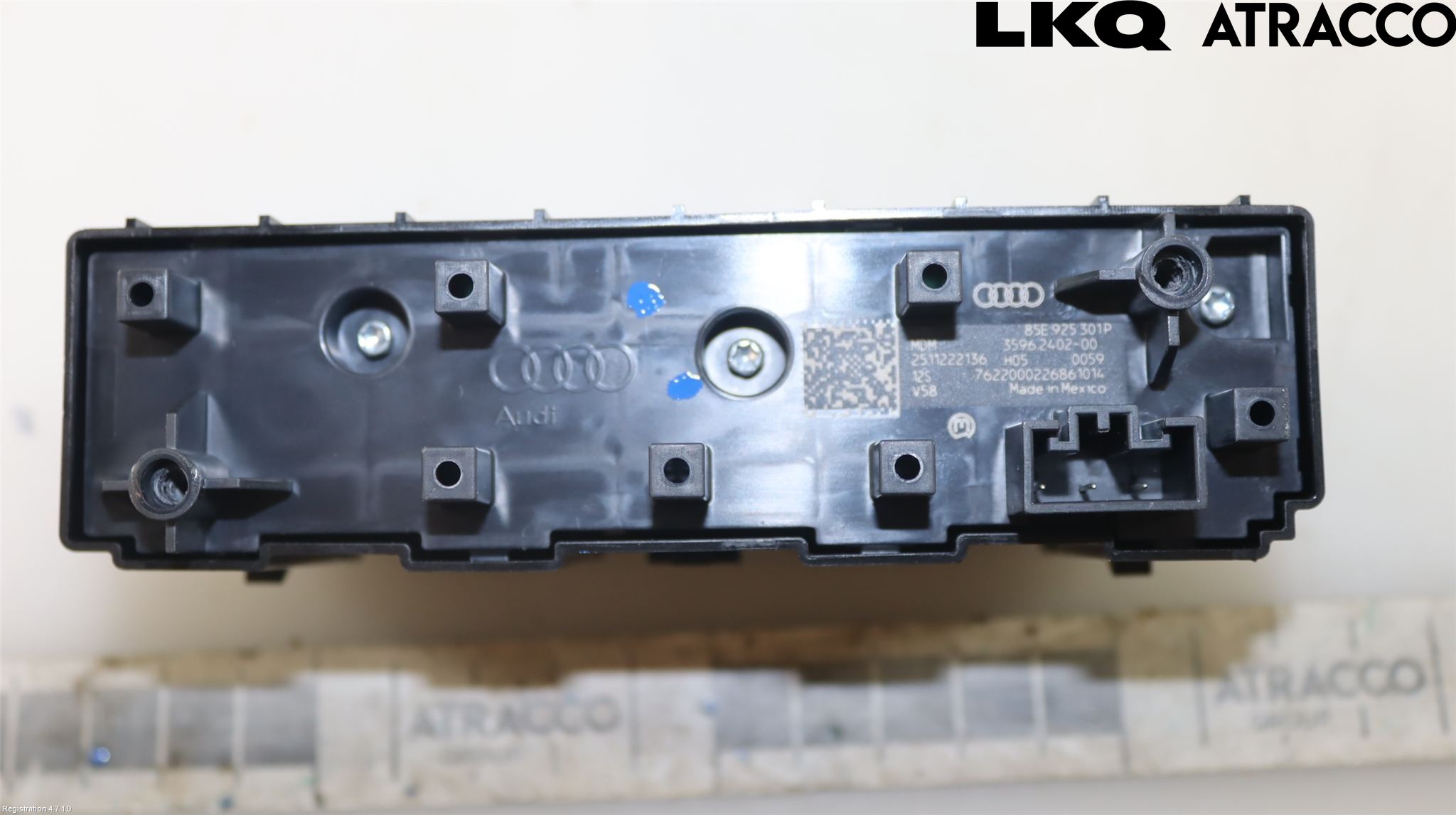 Audi Q4 E-TRON FZ 22- Strömställare Varnings