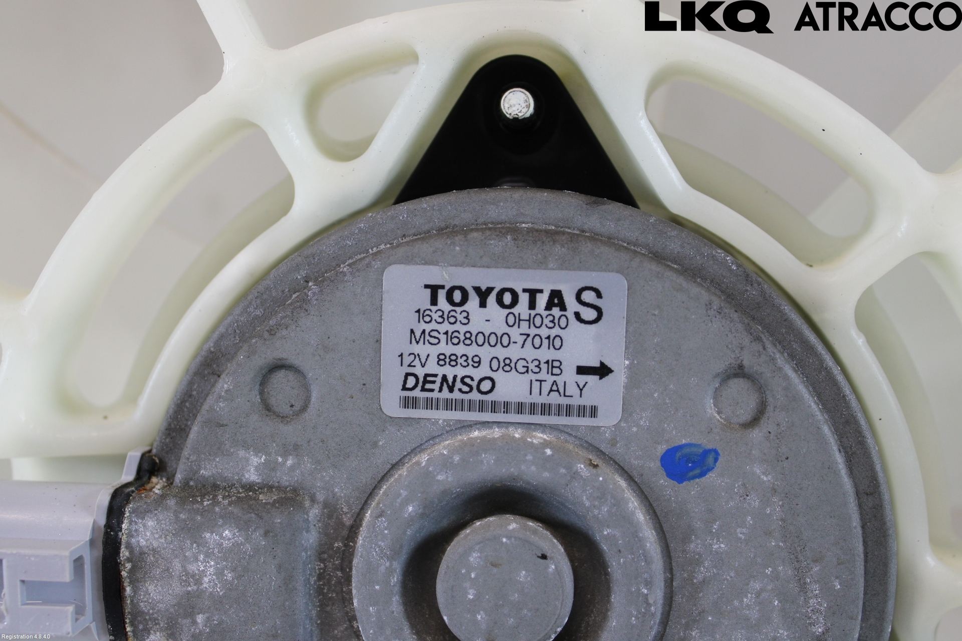 Toyota COROLLA 02-07 Kylfläkt El