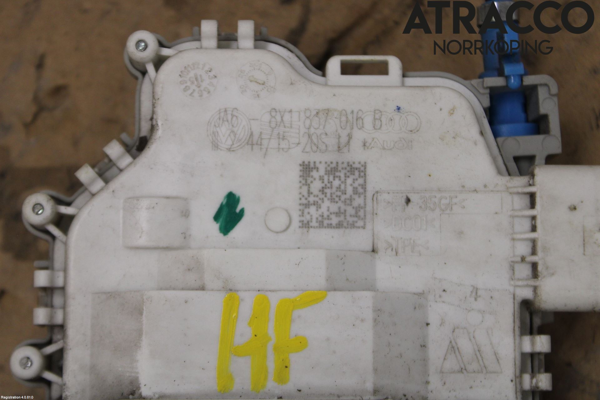 Audi A3/S3 8V 13-20 Låskista-Dörrlås