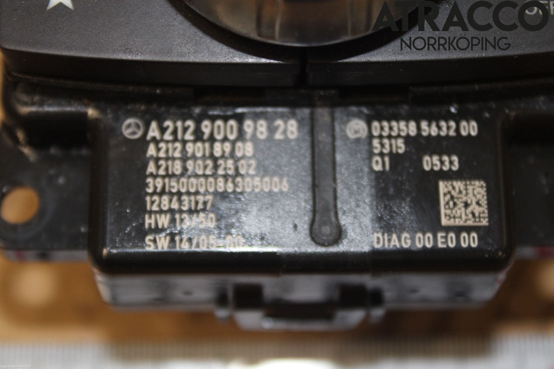 Mercedes-Benz MB E-KLASS (W212) 09-16 Strömställare Multifunktion