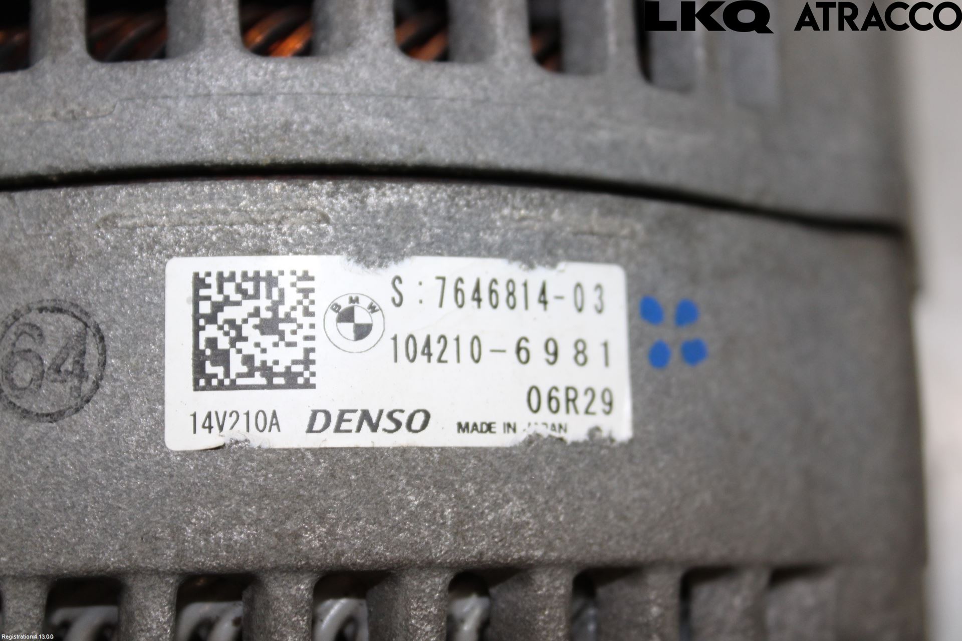 BMW 5 F10/F11/F18 09-17 Generator