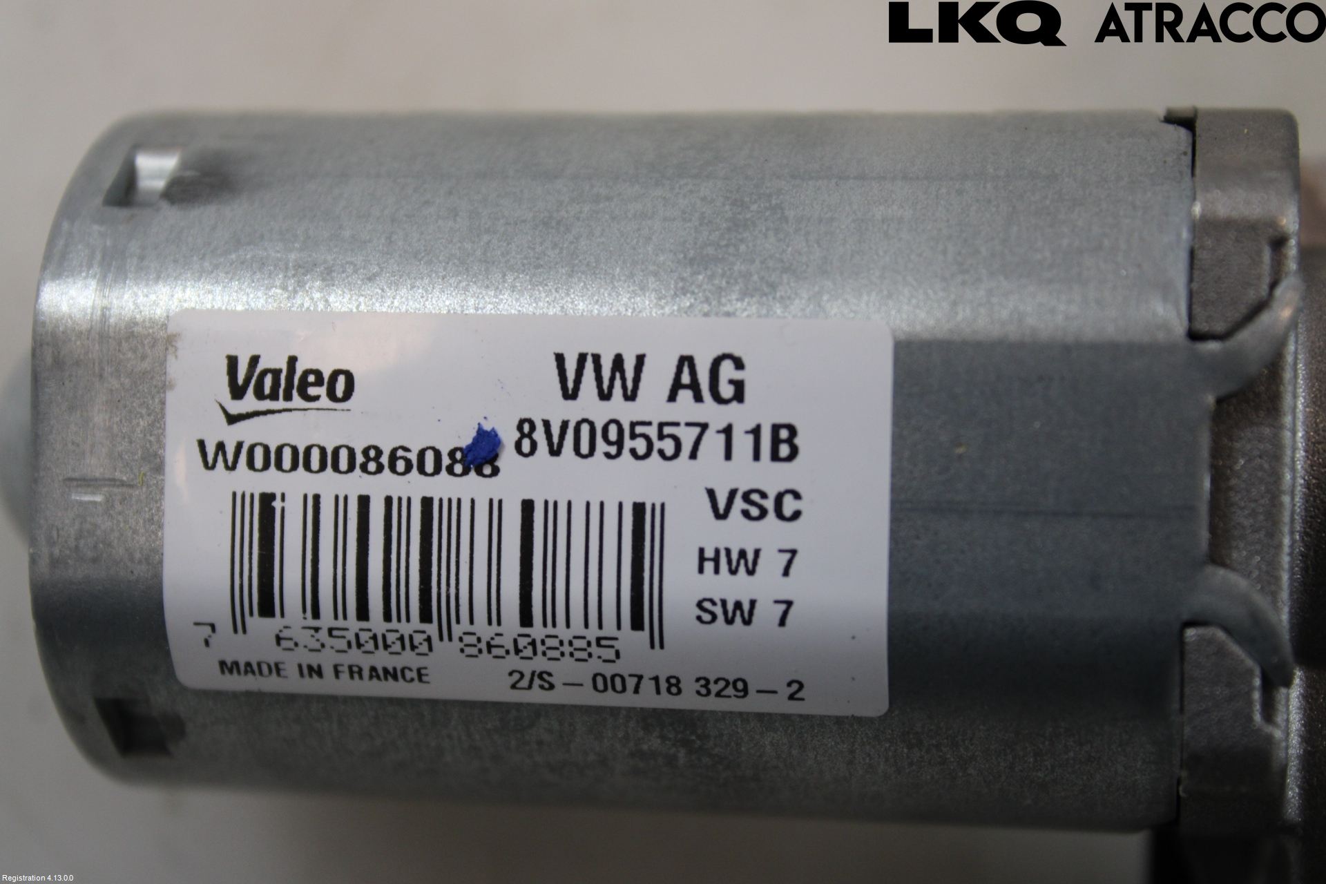 Audi Q2/SQ2 17- Torkarmotor Baklucka