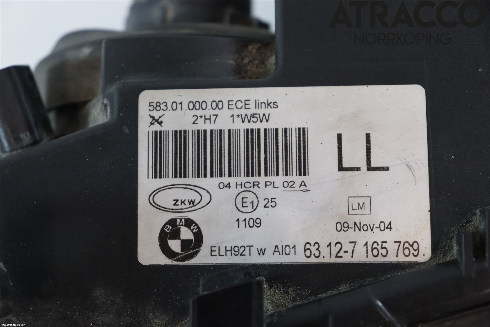 BMW 3 E46      98-05 Strålkastare Vänster