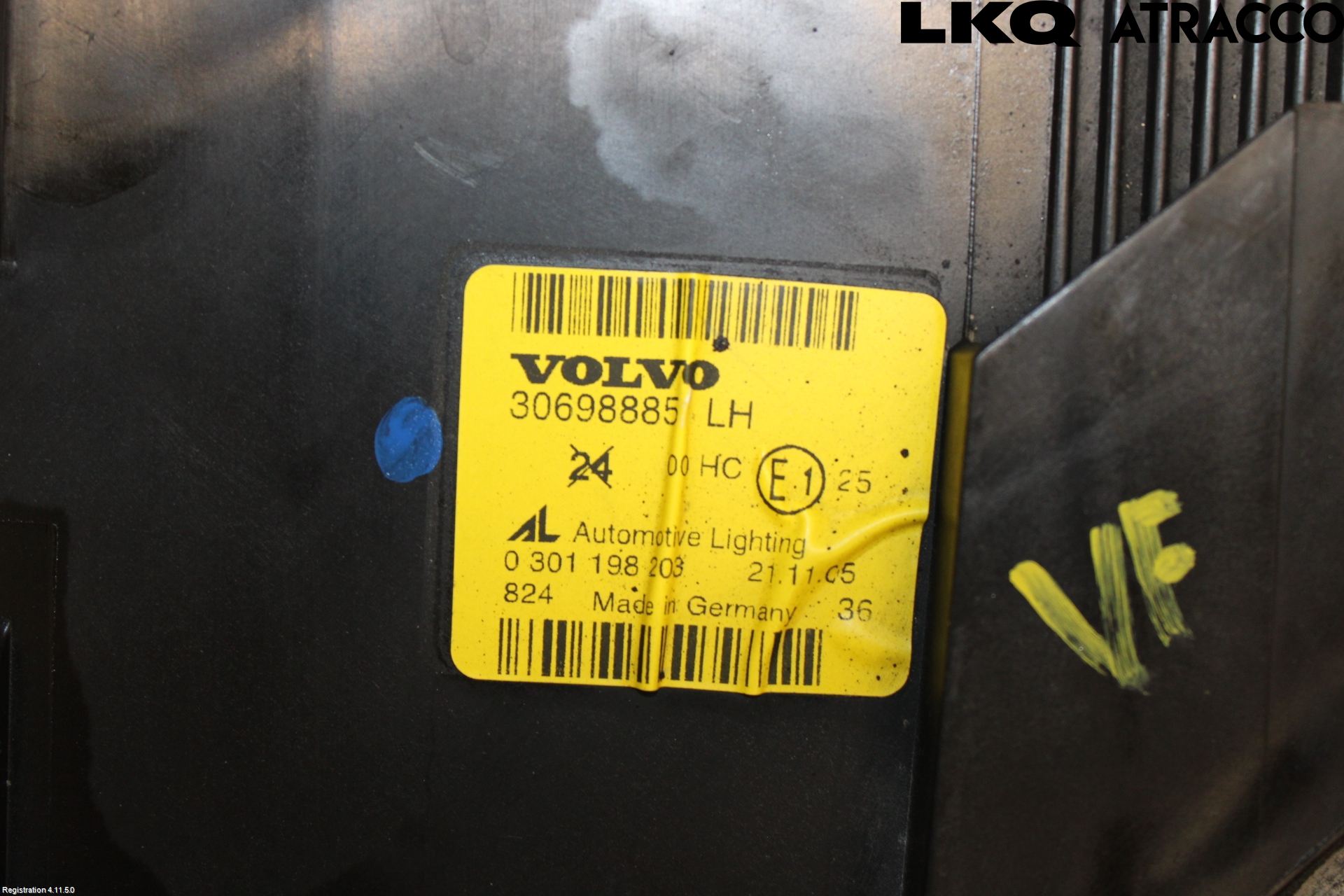 Volvo V50 04-07 Strålkastare Vänster