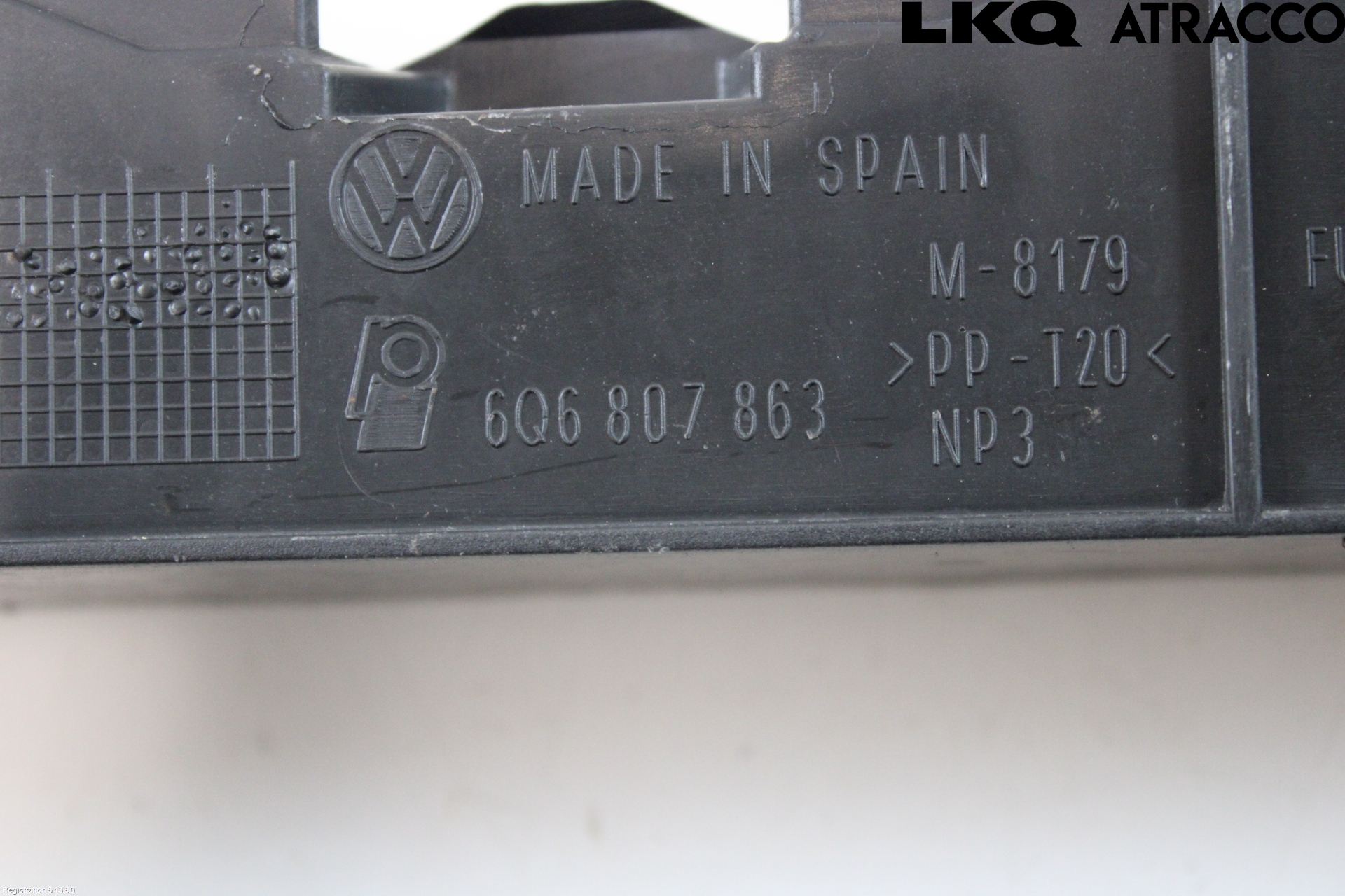 Volkswagen VW POLO 02-05 Stötfångare Deformelement Bak
