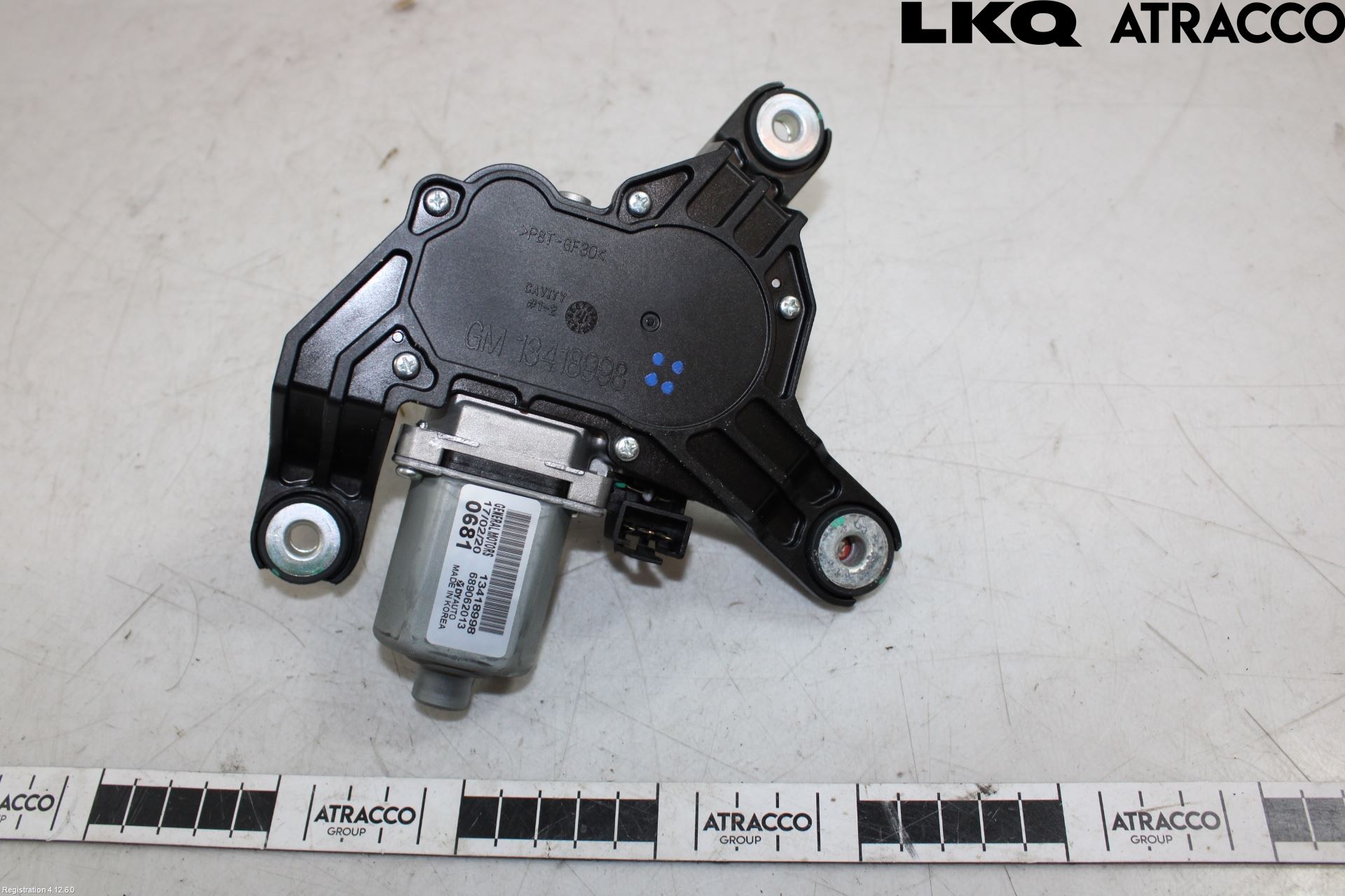 Opel ASTRA K 16-22 Torkarmotor Baklucka