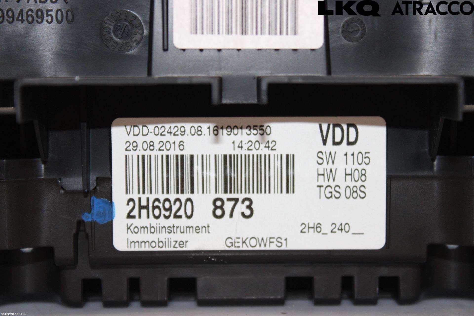 Volkswagen VW AMAROK 2H 10-22 Instrument Komb