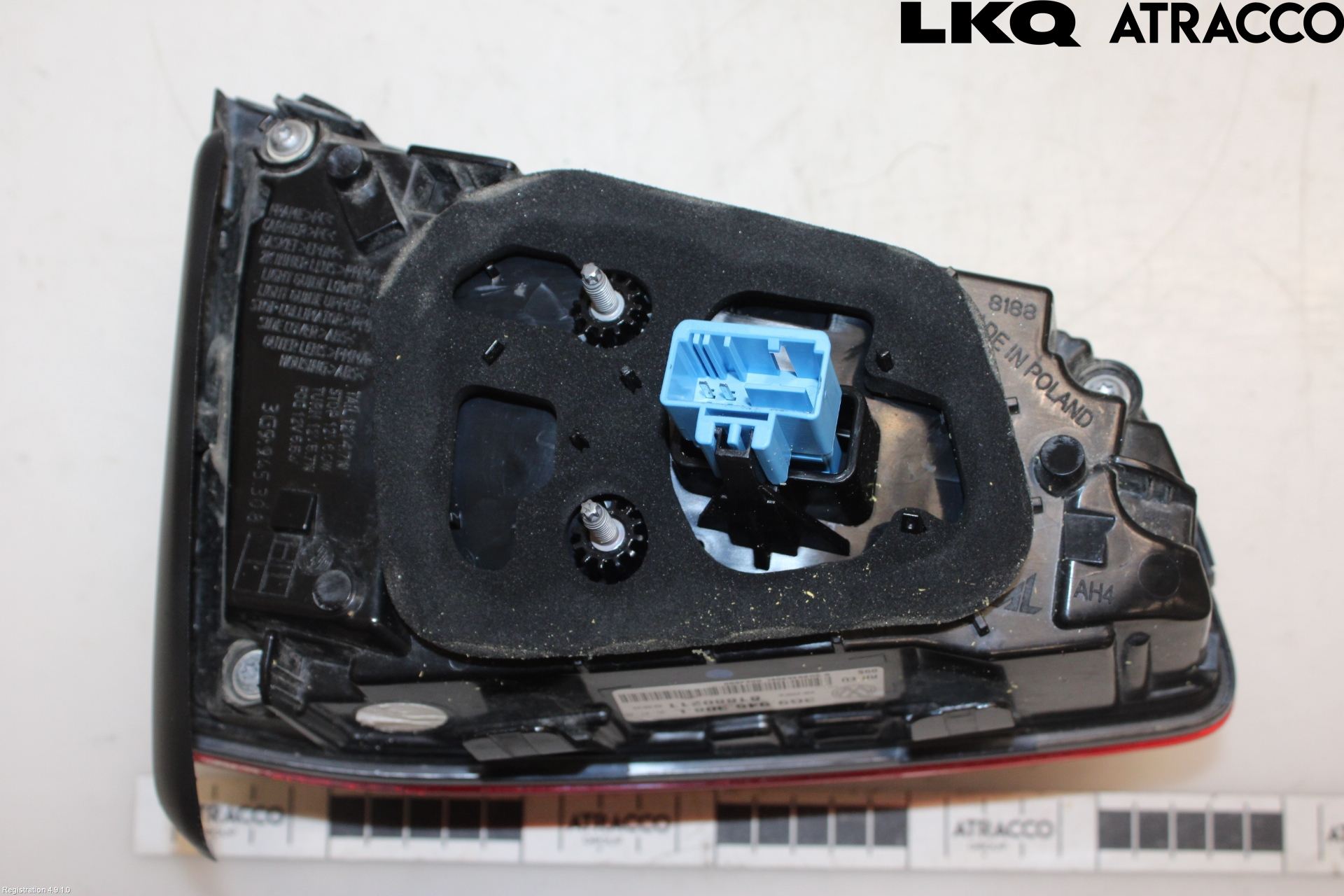 Volkswagen VW PASSAT 15-19 Bakljus Lucka Hö
