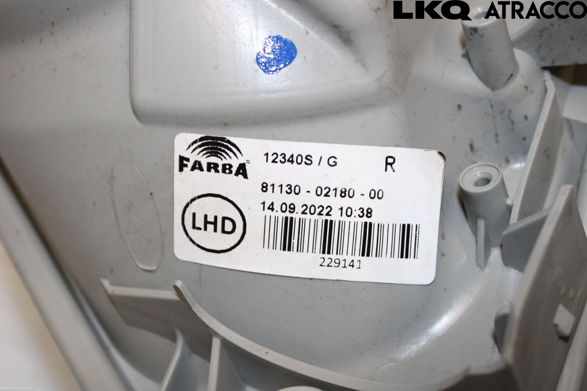 Toyota COROLLA 02-07 Strålkastare Höger