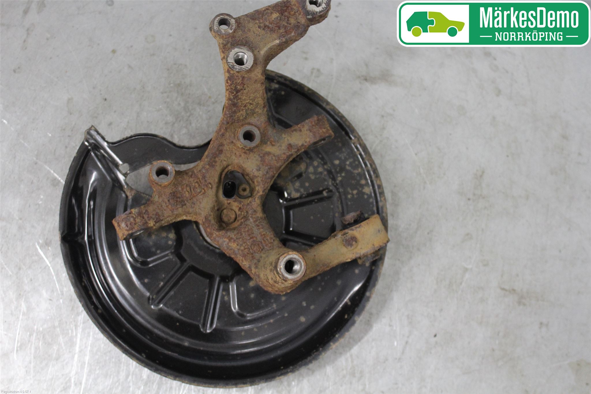 Volkswagen VW GOLF VI 09-13 Hjullagerhus-Spindel Vä B