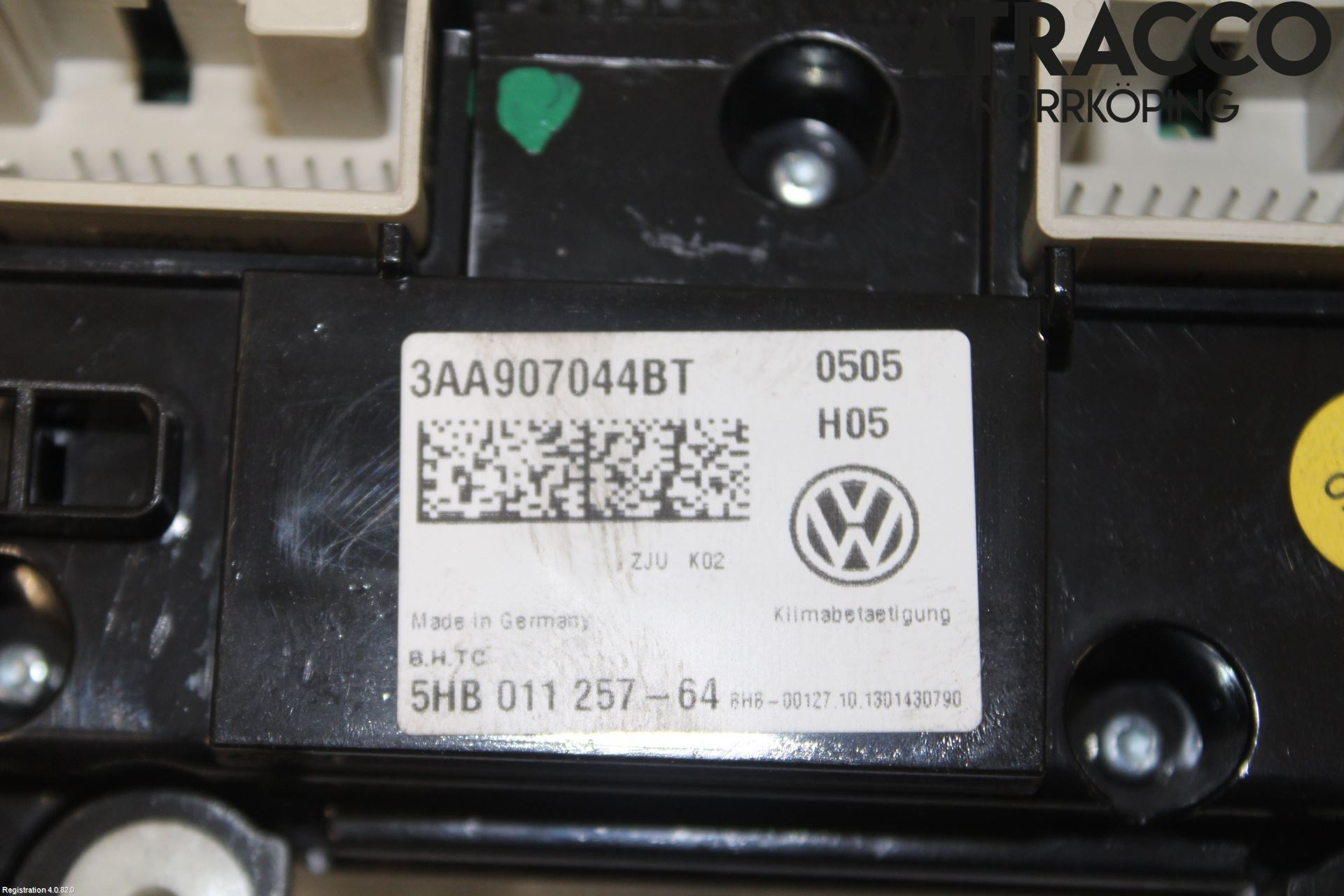 Volkswagen VW PASSAT 11-14 Värmereglage