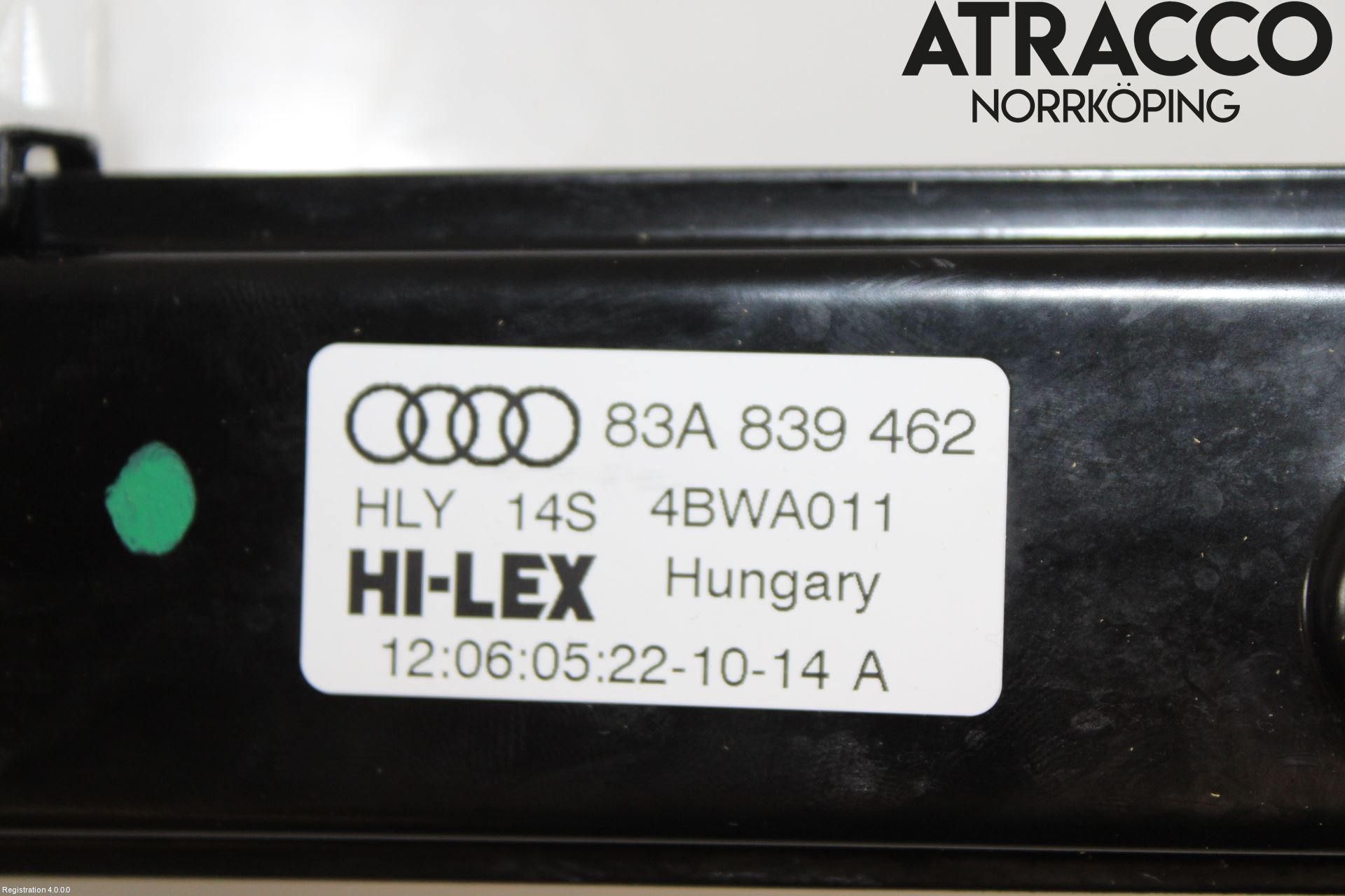 Audi Q3 F3 19- Fönsterhiss El Kompl