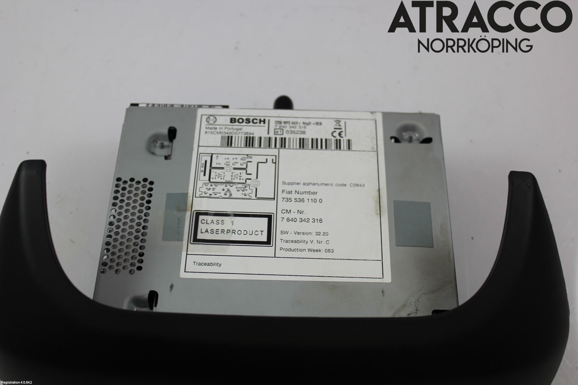 Peugeot BIPPER Cd Radio - Multimediapanel