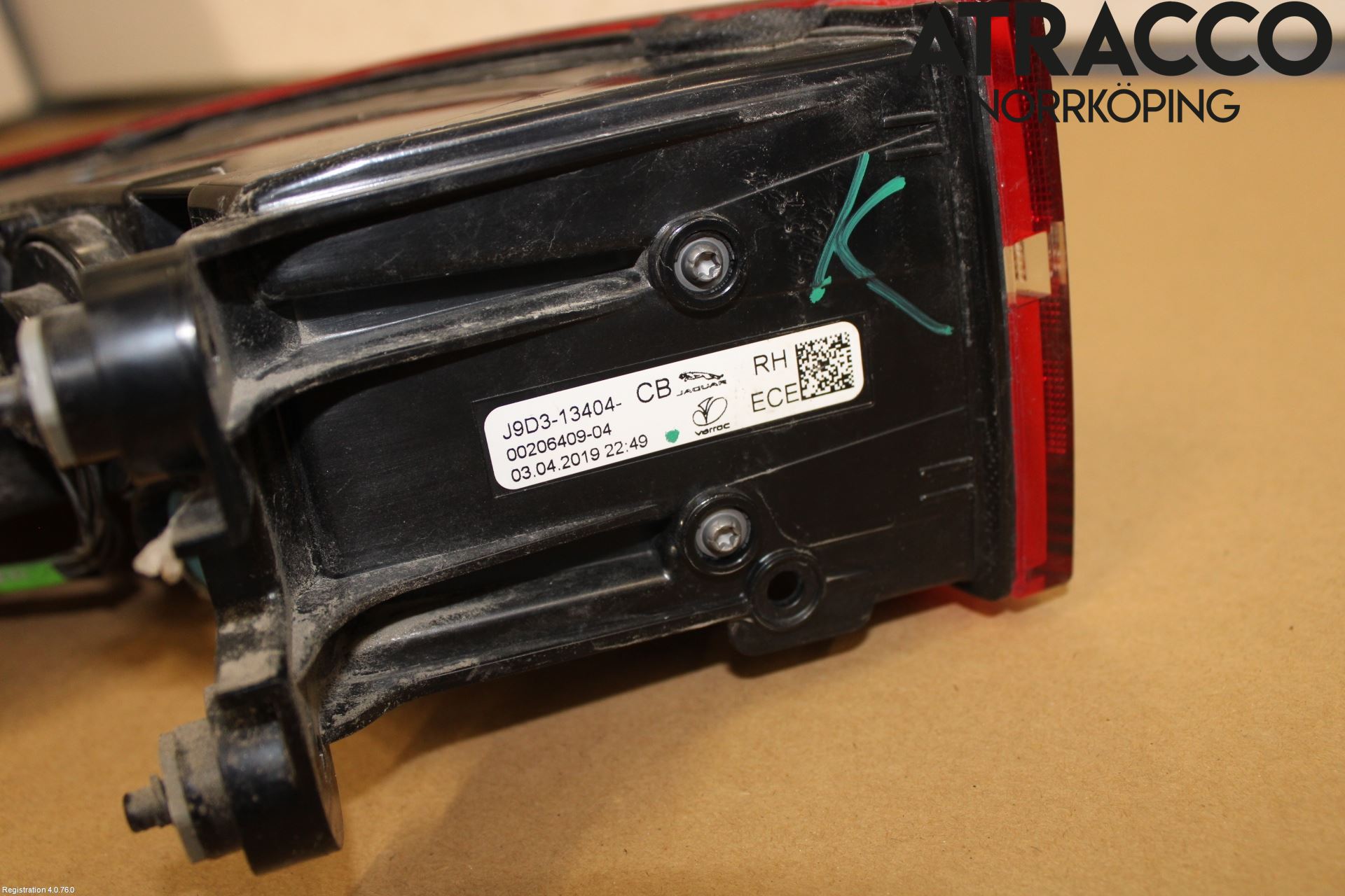 Jaguar I-PACE 18- Bakljus Höger