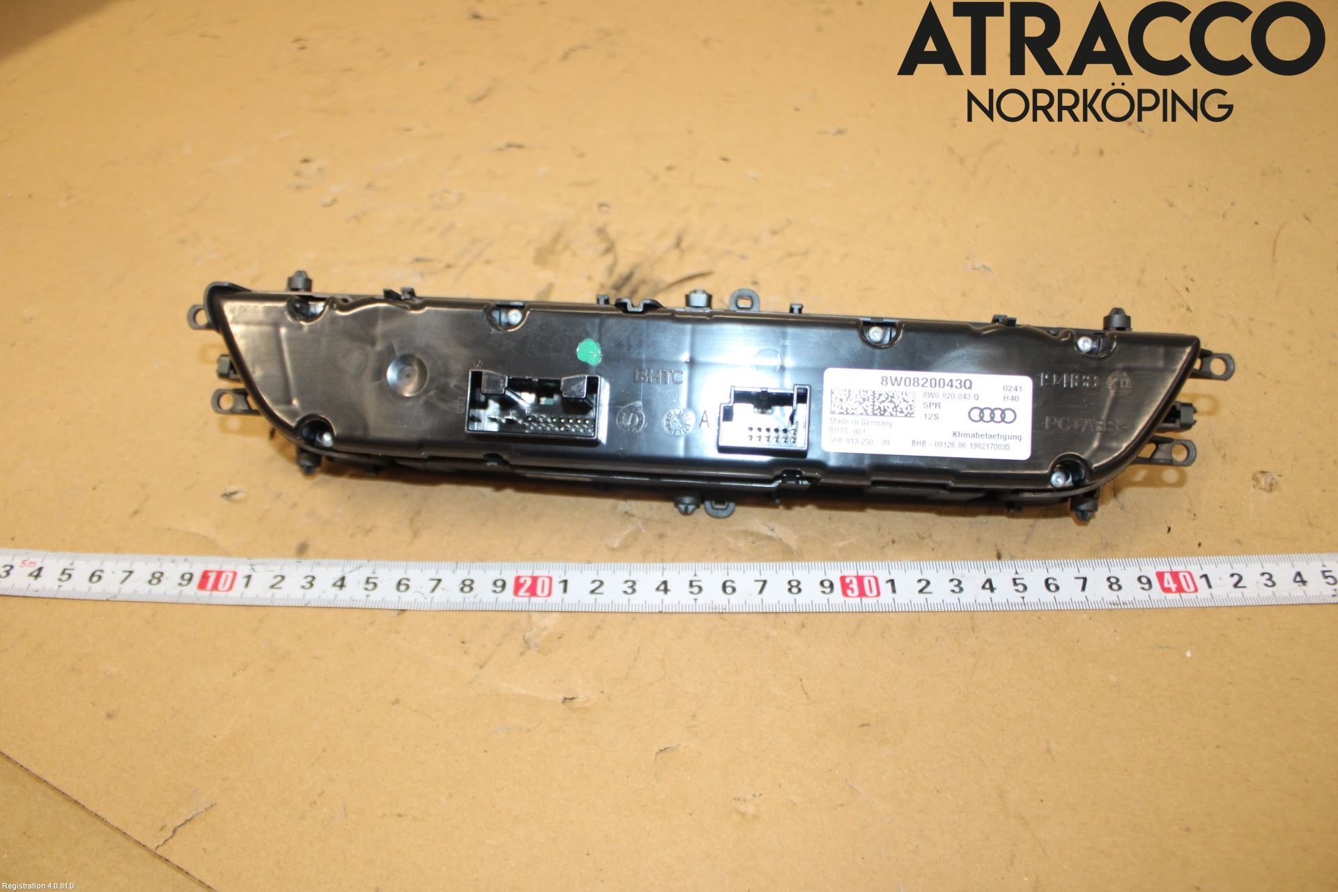 Audi A5 17- Värmereglage