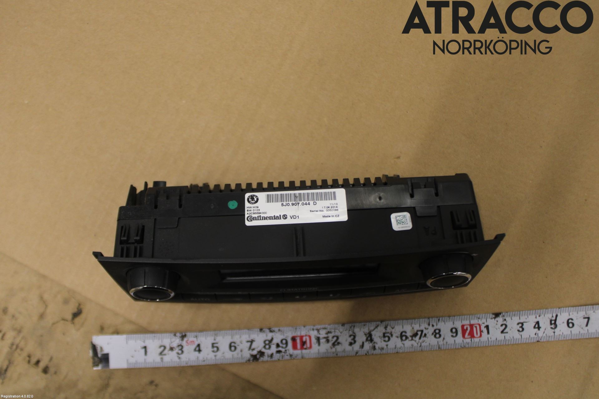 Skoda FABIA 07-14 Värmereglage