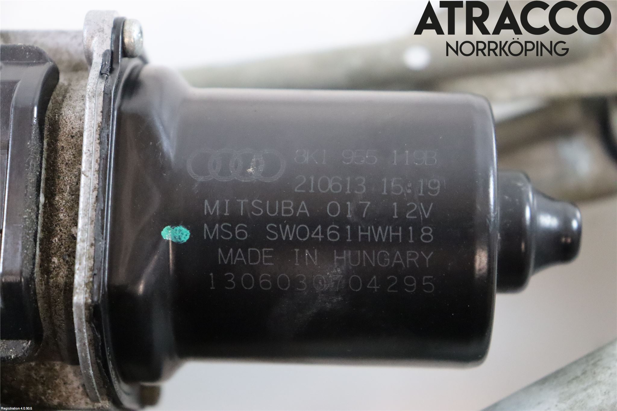 Audi A4 12-15 Torkarmekanism Vindruta