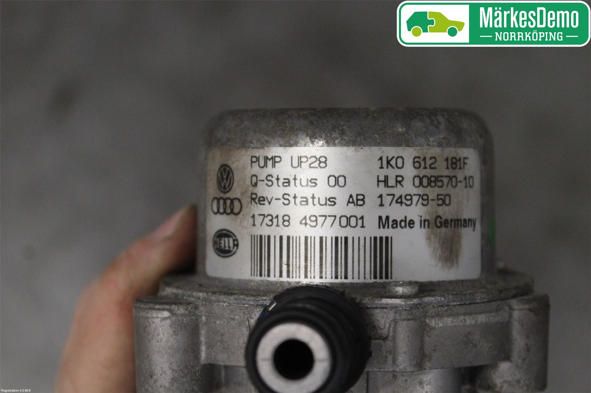 Skoda FABIA 15-21 Vakuumpump