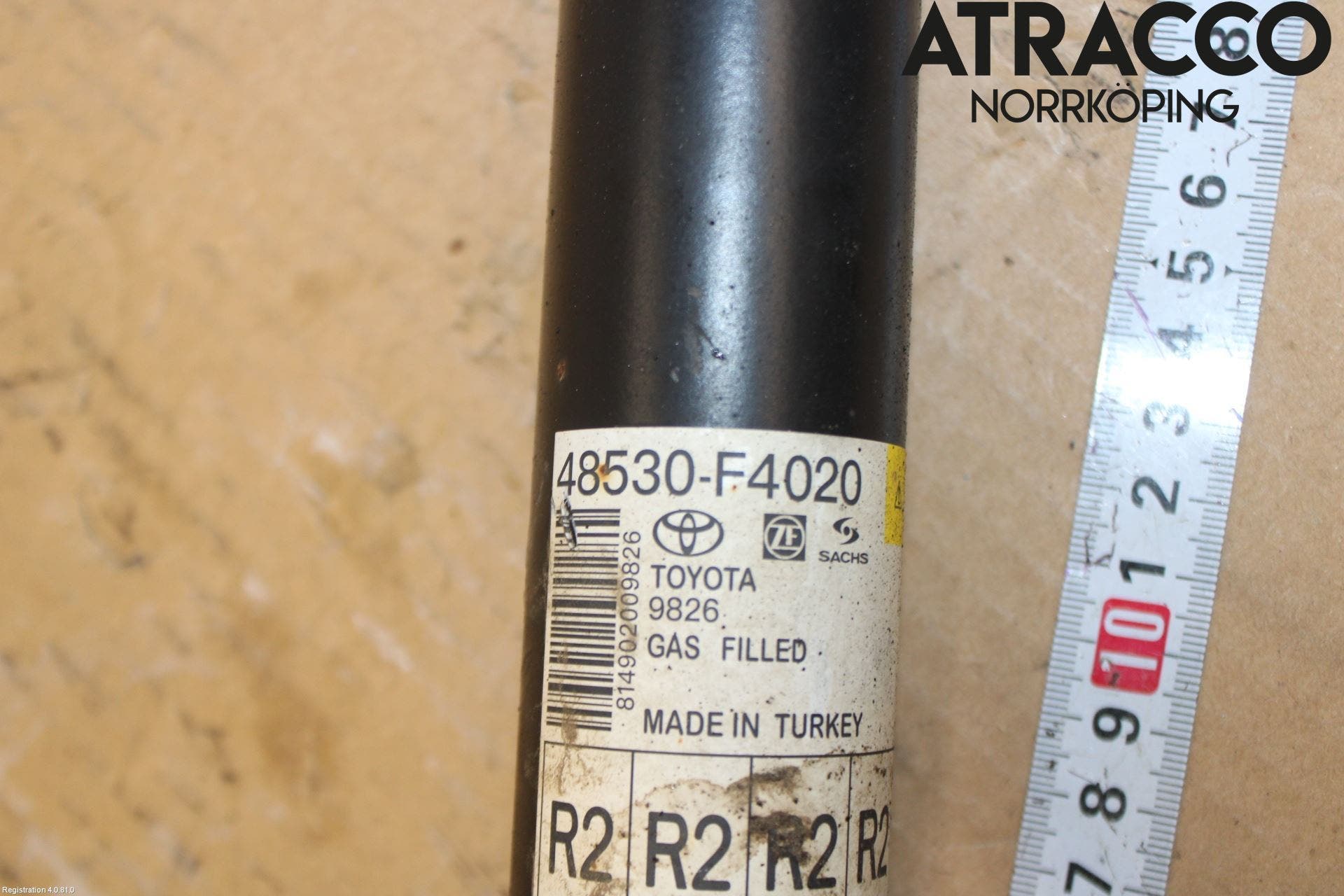 Toyota C-HR 16-23 Stötdämpare Bak