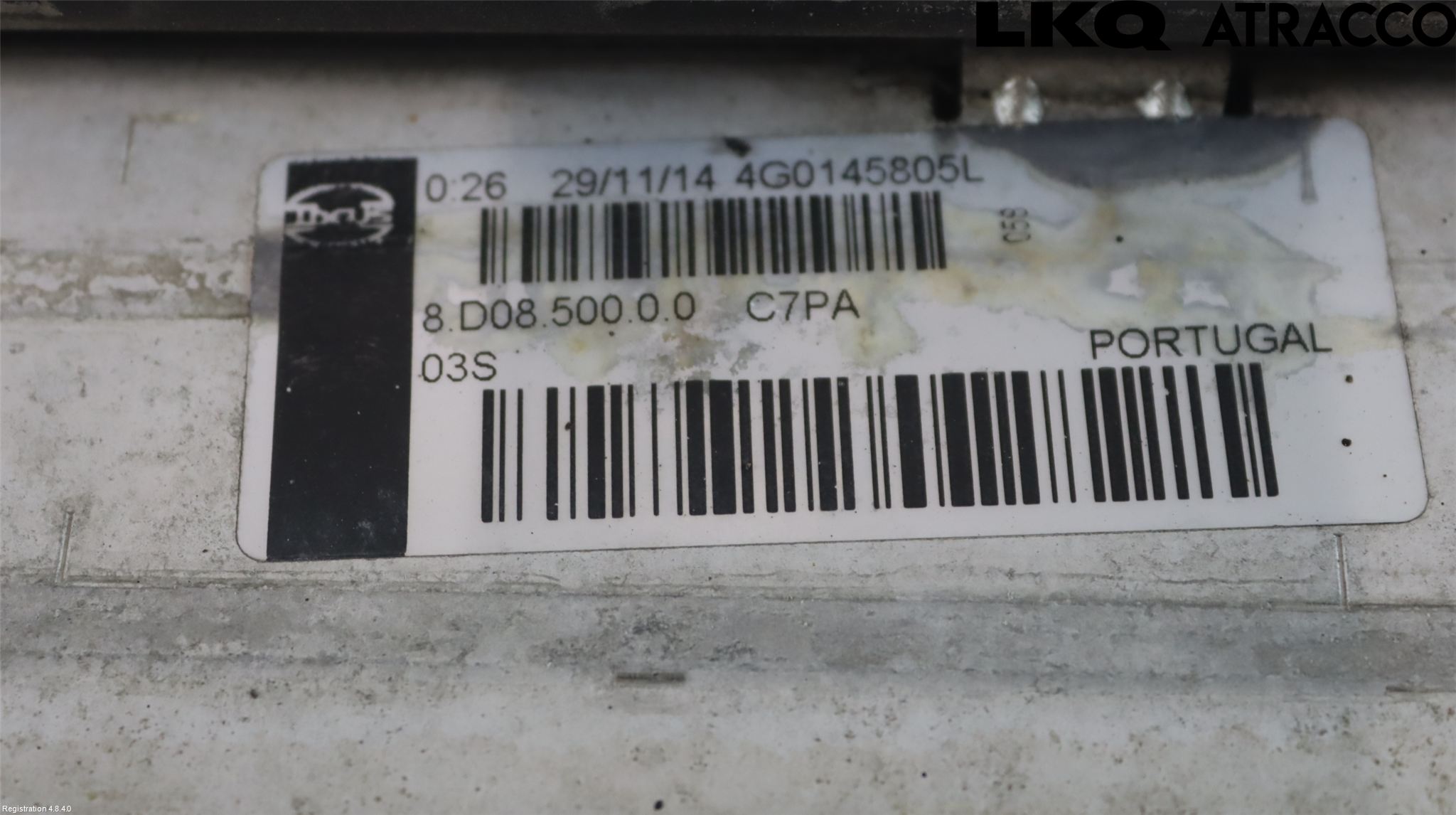 Audi A6/S6 4G 11-18 Laddluft-Intercooler Kyl
