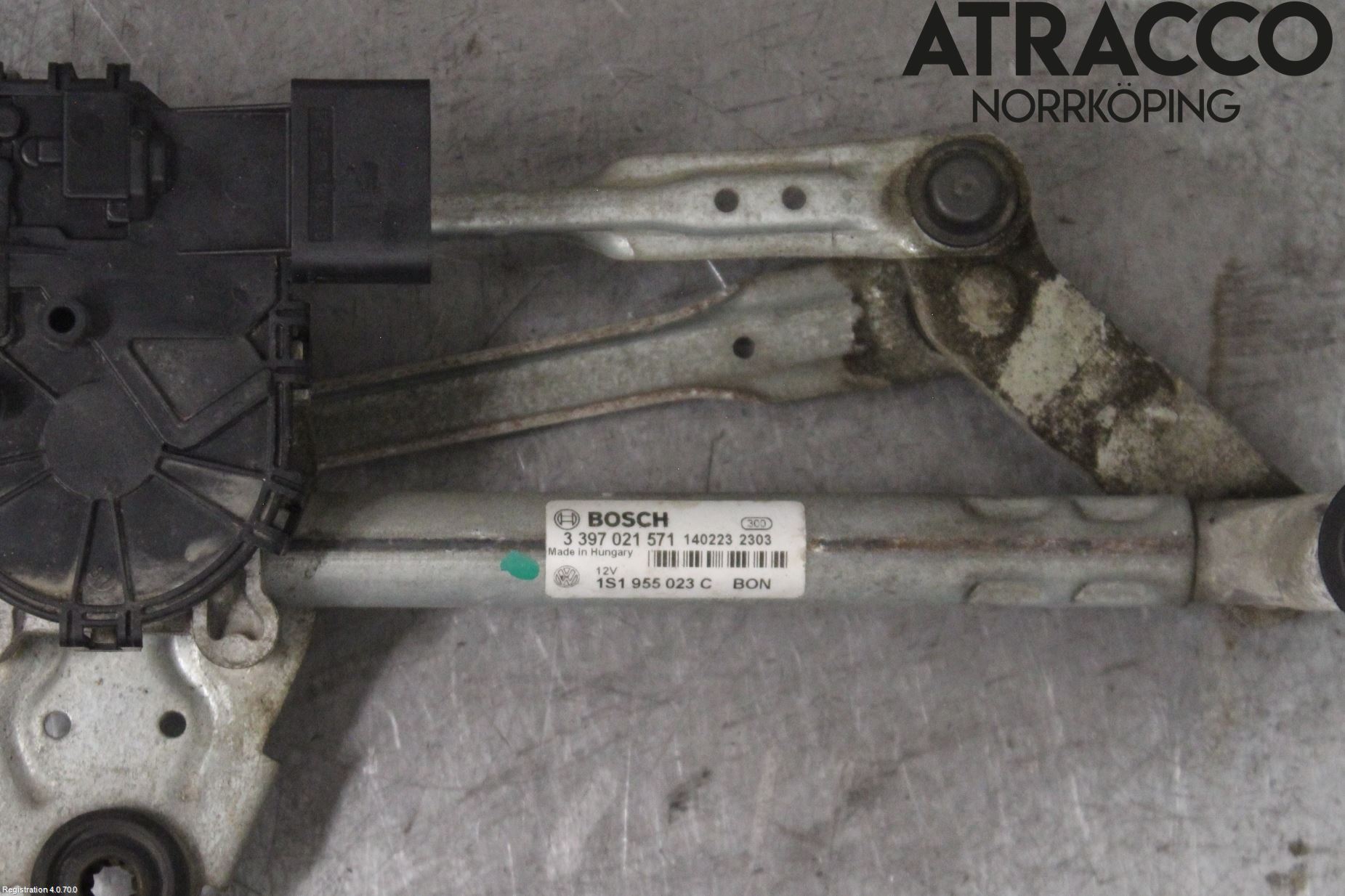 Volkswagen VW UP! / E-UP! Torkarmotor Vindruta