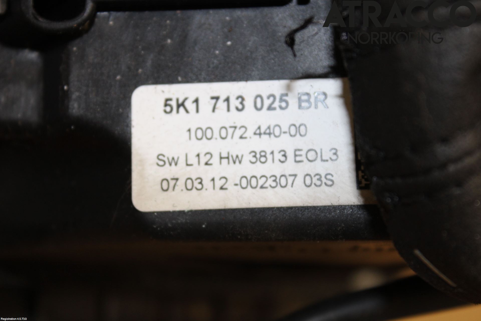 Volkswagen VW GOLF VI 09-13 Växelspak