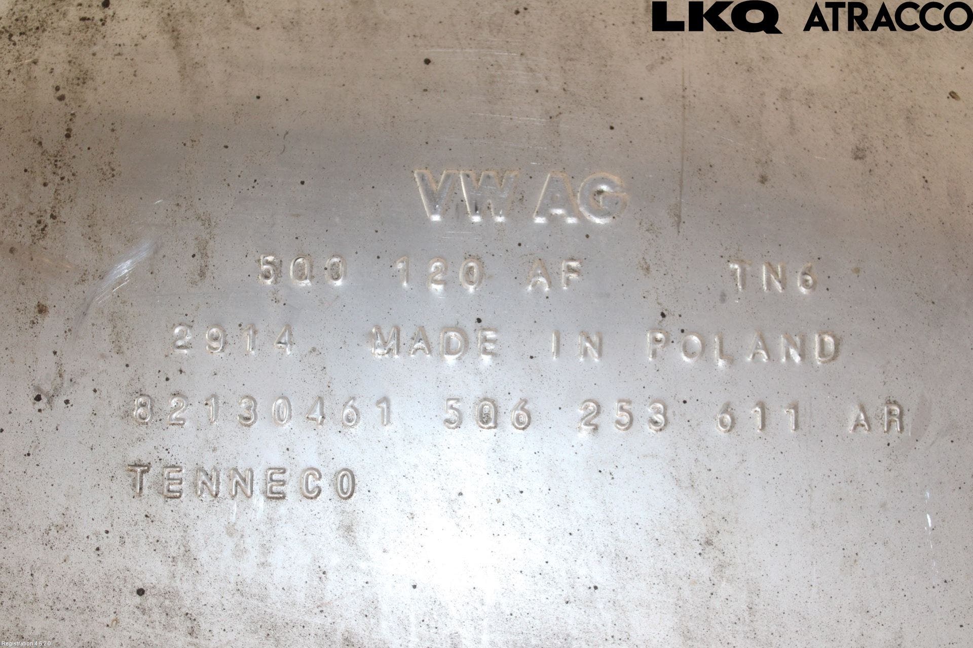 Audi Q2/SQ2 17- Avgas Bakre Dämpare