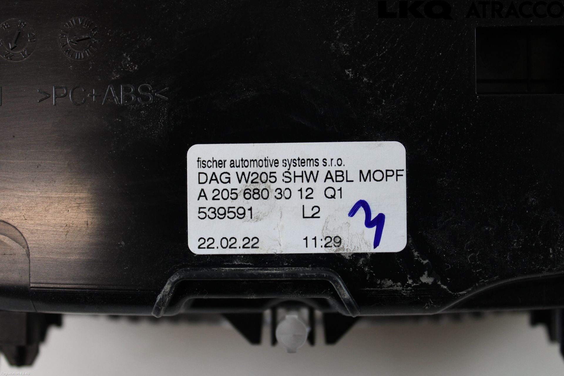 Mercedes-Benz MB GLC-KLASS (X253/C253) 15-22 Instrumentkonsoll Mitt