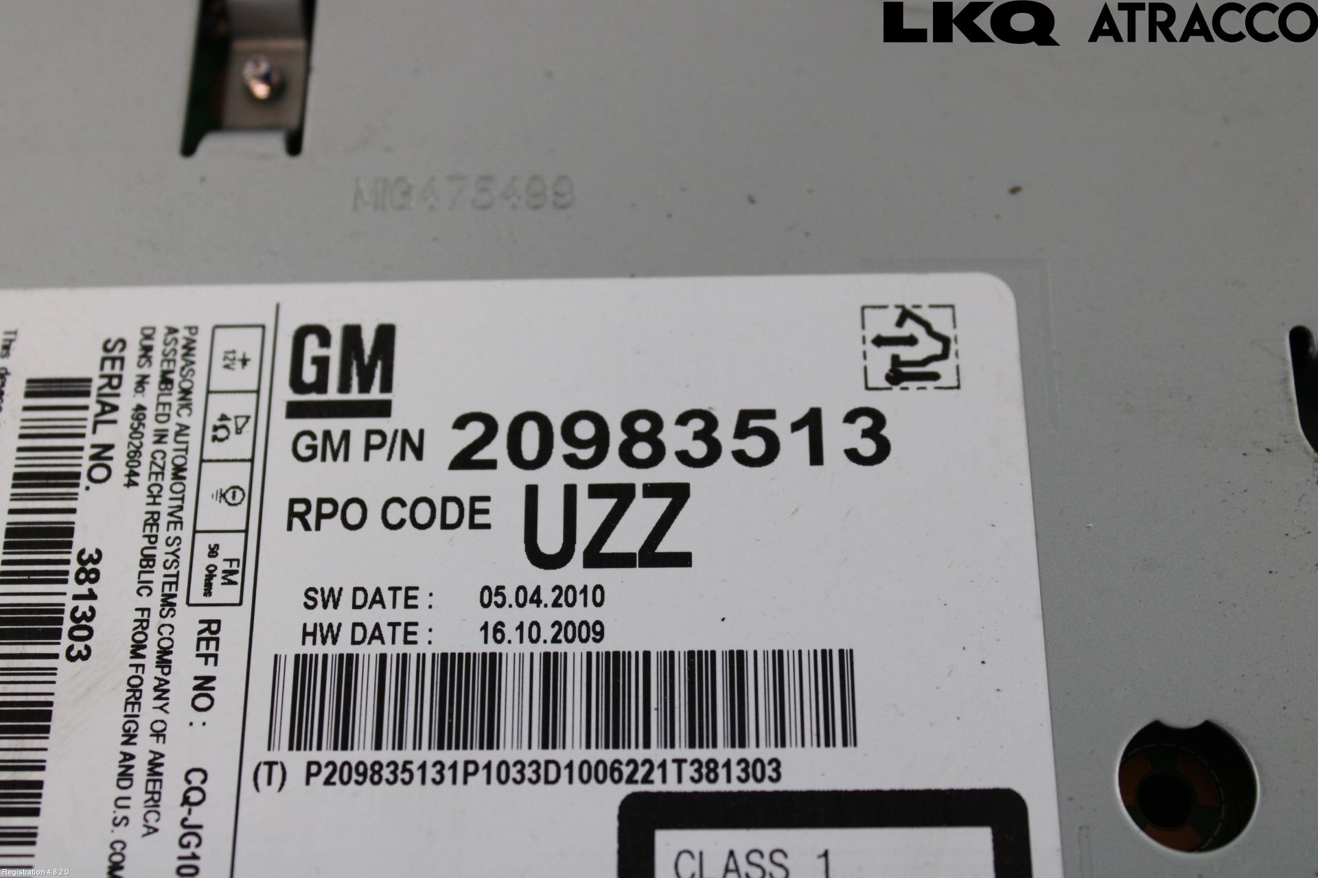 Opel ASTRA J 10-15 Cd Radio - Multimediapanel