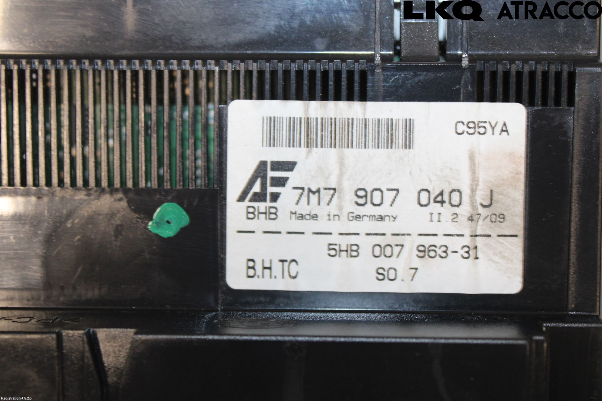 Seat ALHAMBRA 01-10 Värmereglage