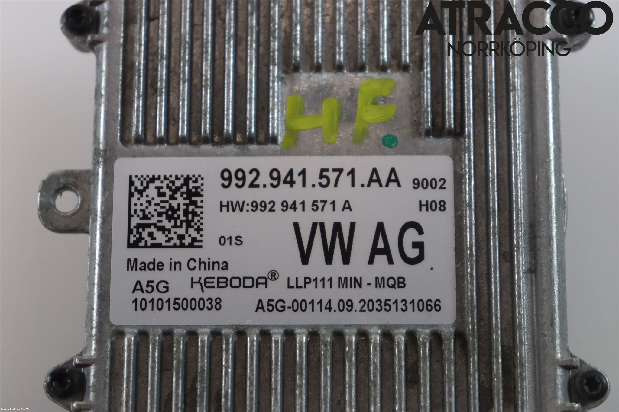 Skoda SUPERB 16-24 Styrenhet Strålkastare